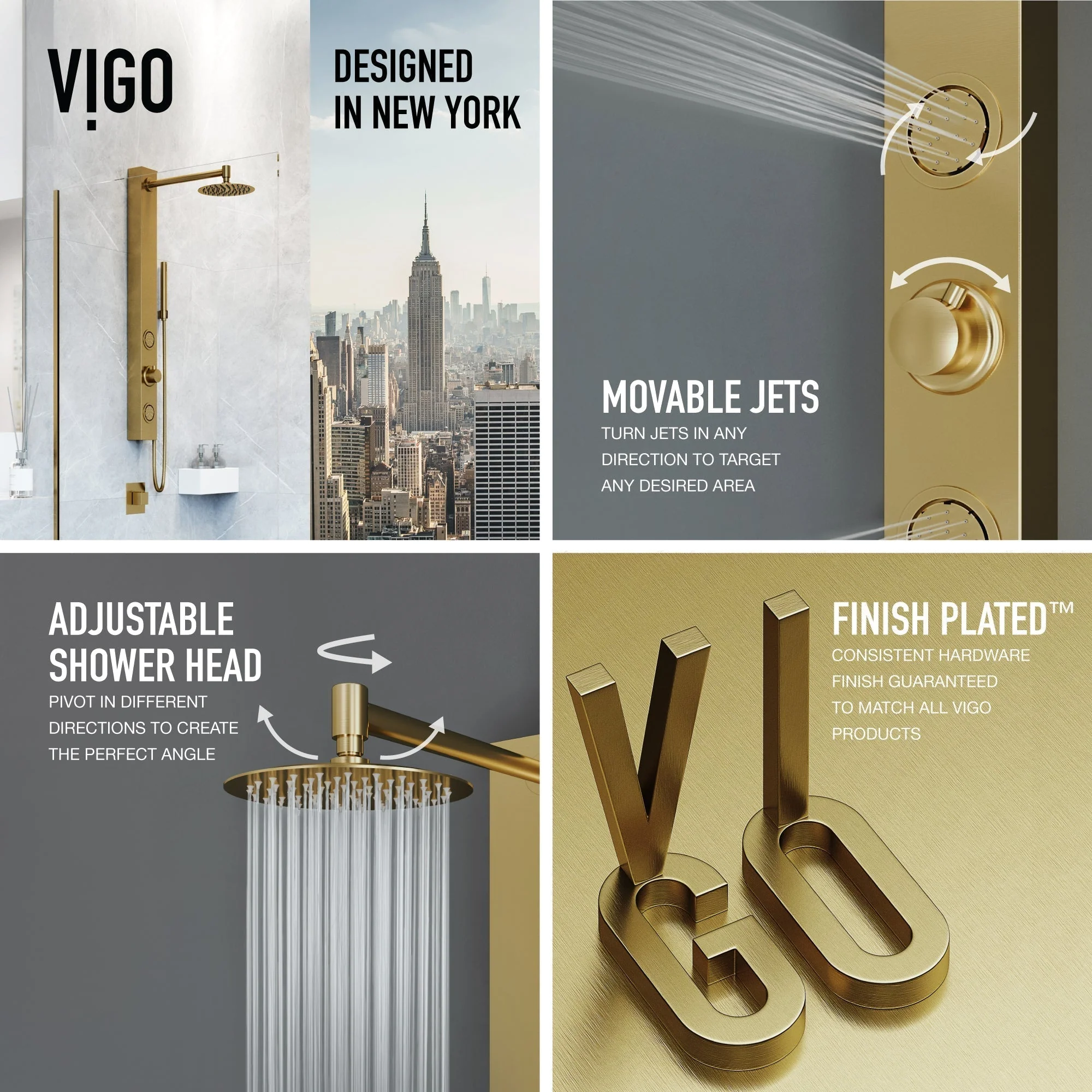 Meridian Retrofit 2-Jet Shower Panel System - Image 20
