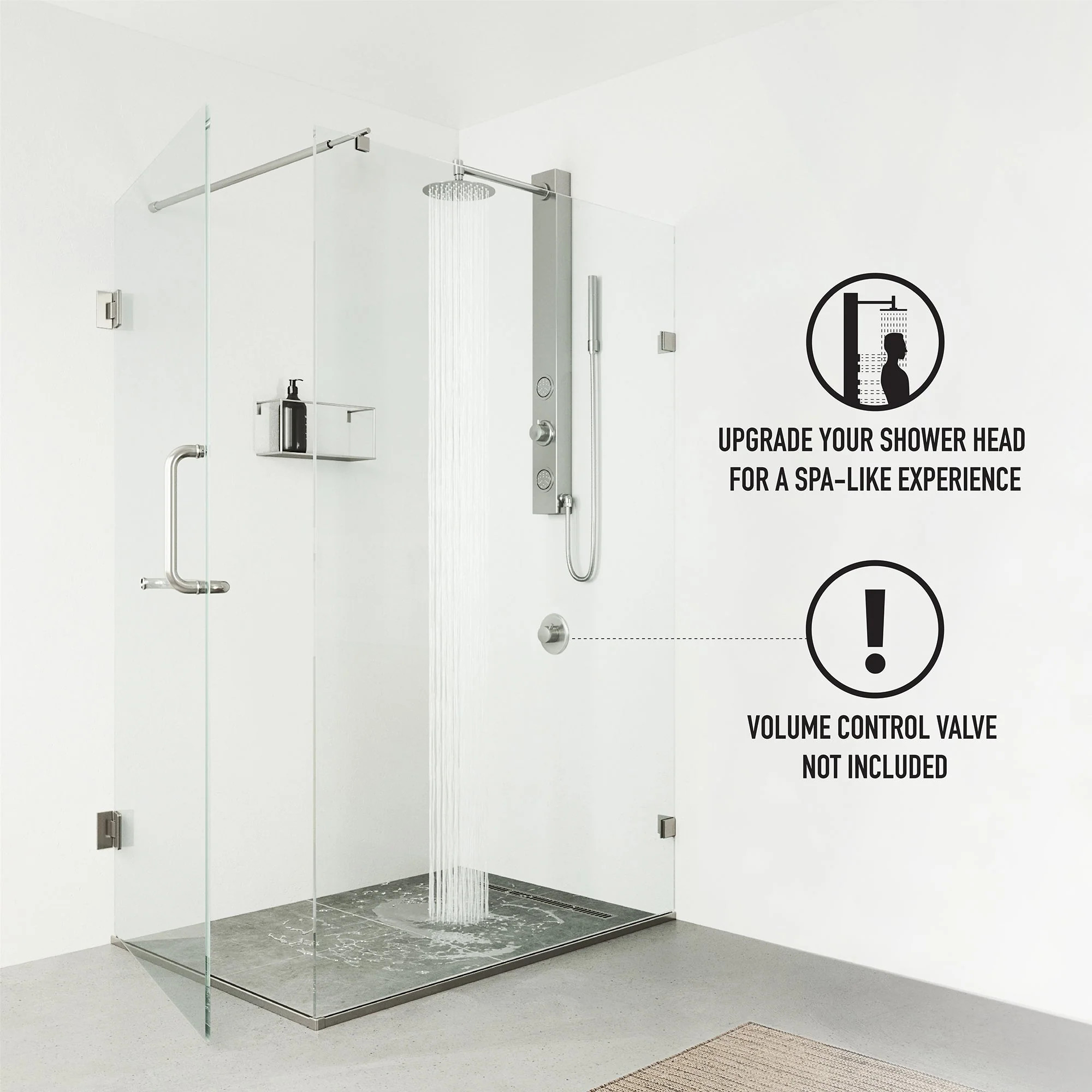 Meridian Retrofit 2-Jet Shower Panel System - Image 30