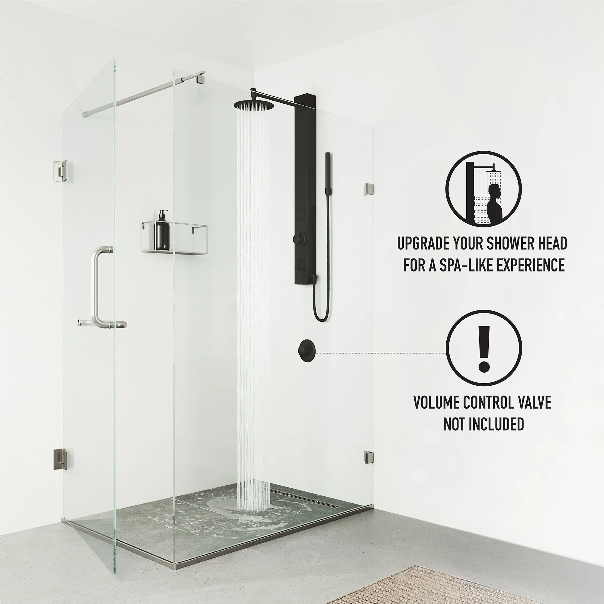 Meridian Retrofit 2-Jet Shower Panel System - Image 5