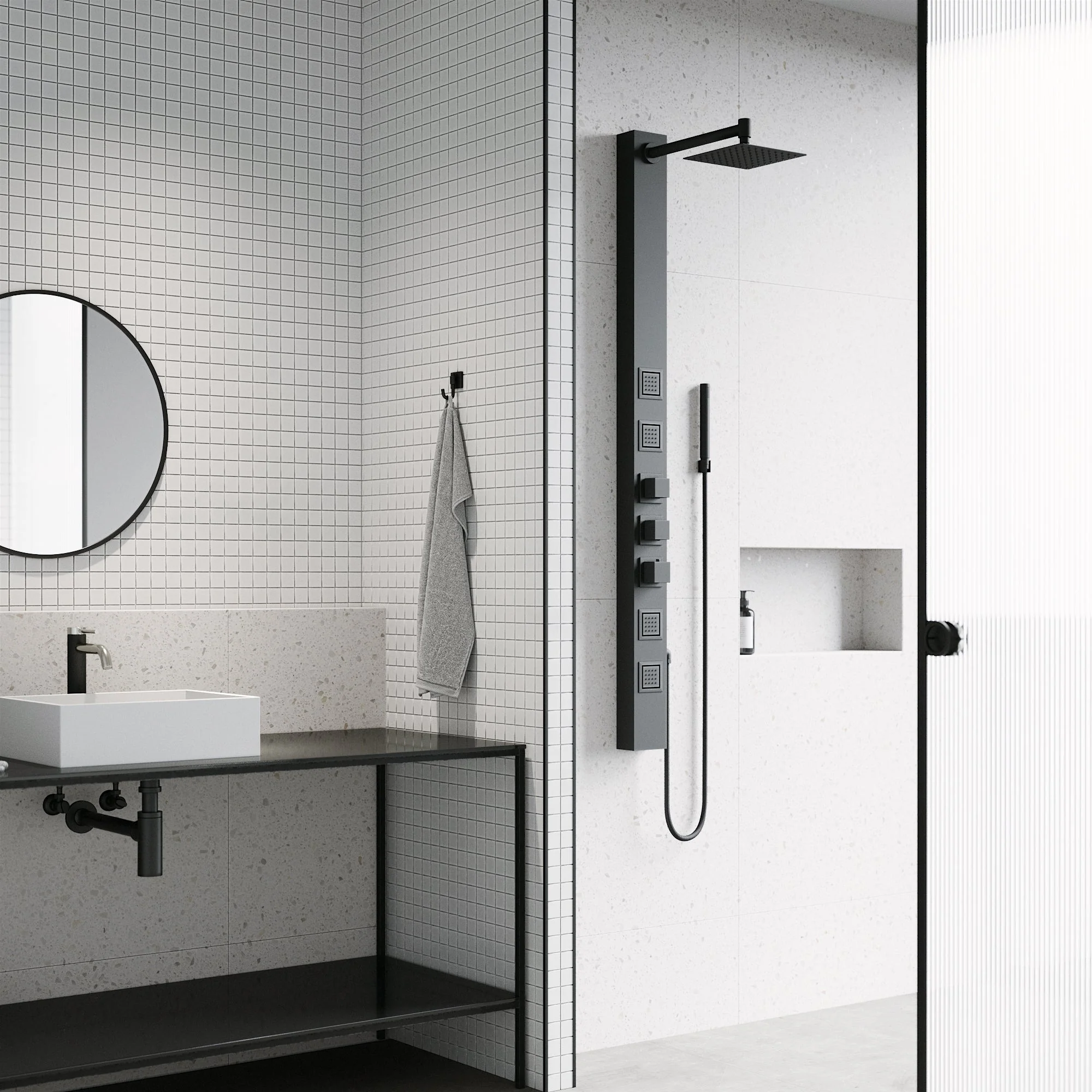 Davidson Sutton 4-Jet Shower Panel System - Image 5