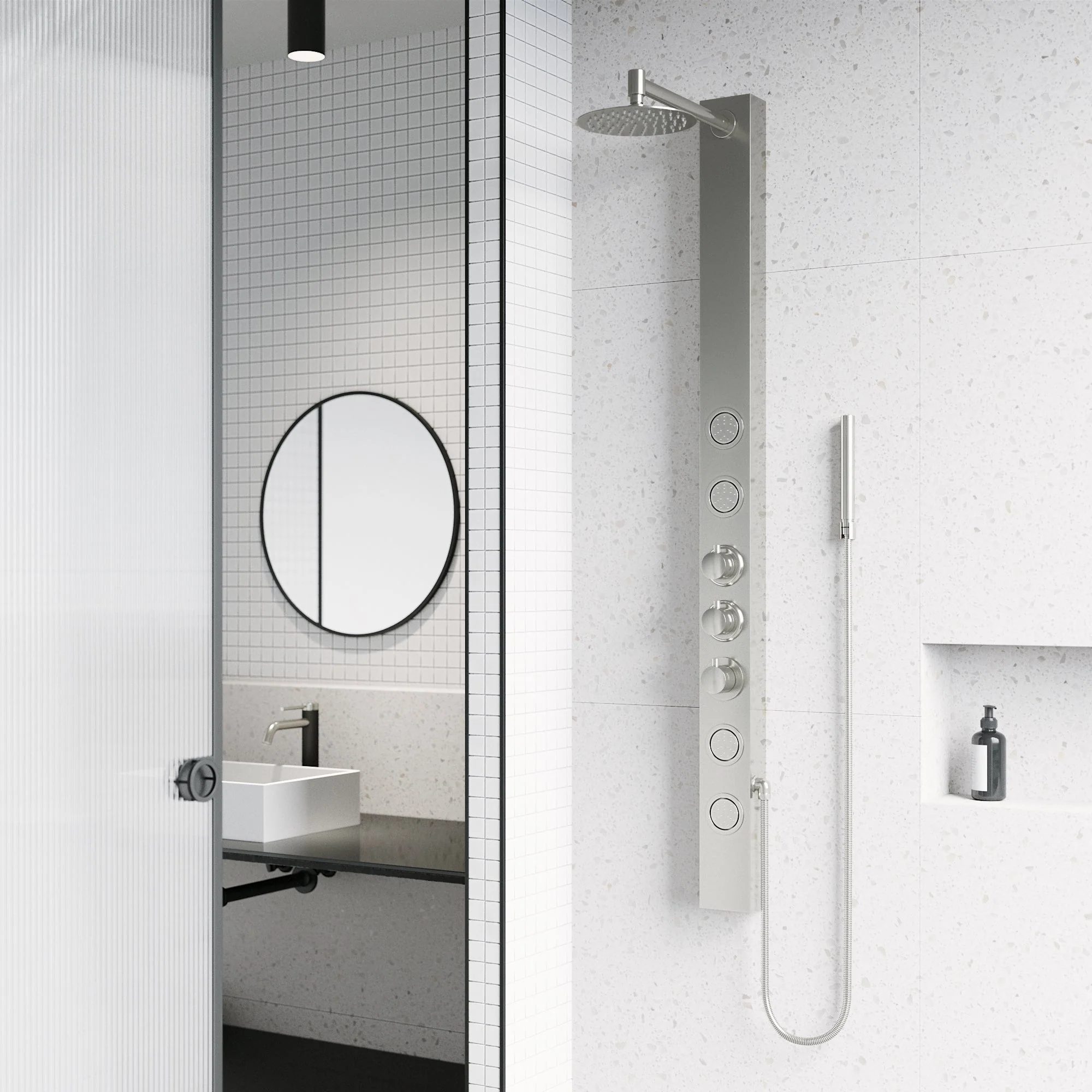 Elan Sutton 4-Jet Shower Panel System - Image 14