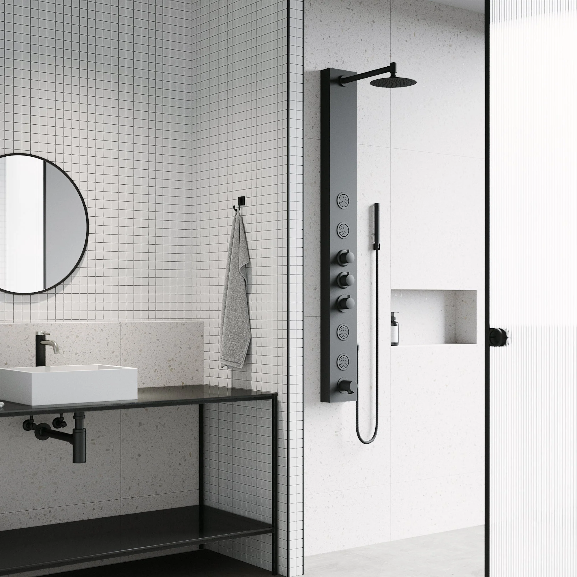 Elan Bowery 4-Jet Shower Panel System - Image 5