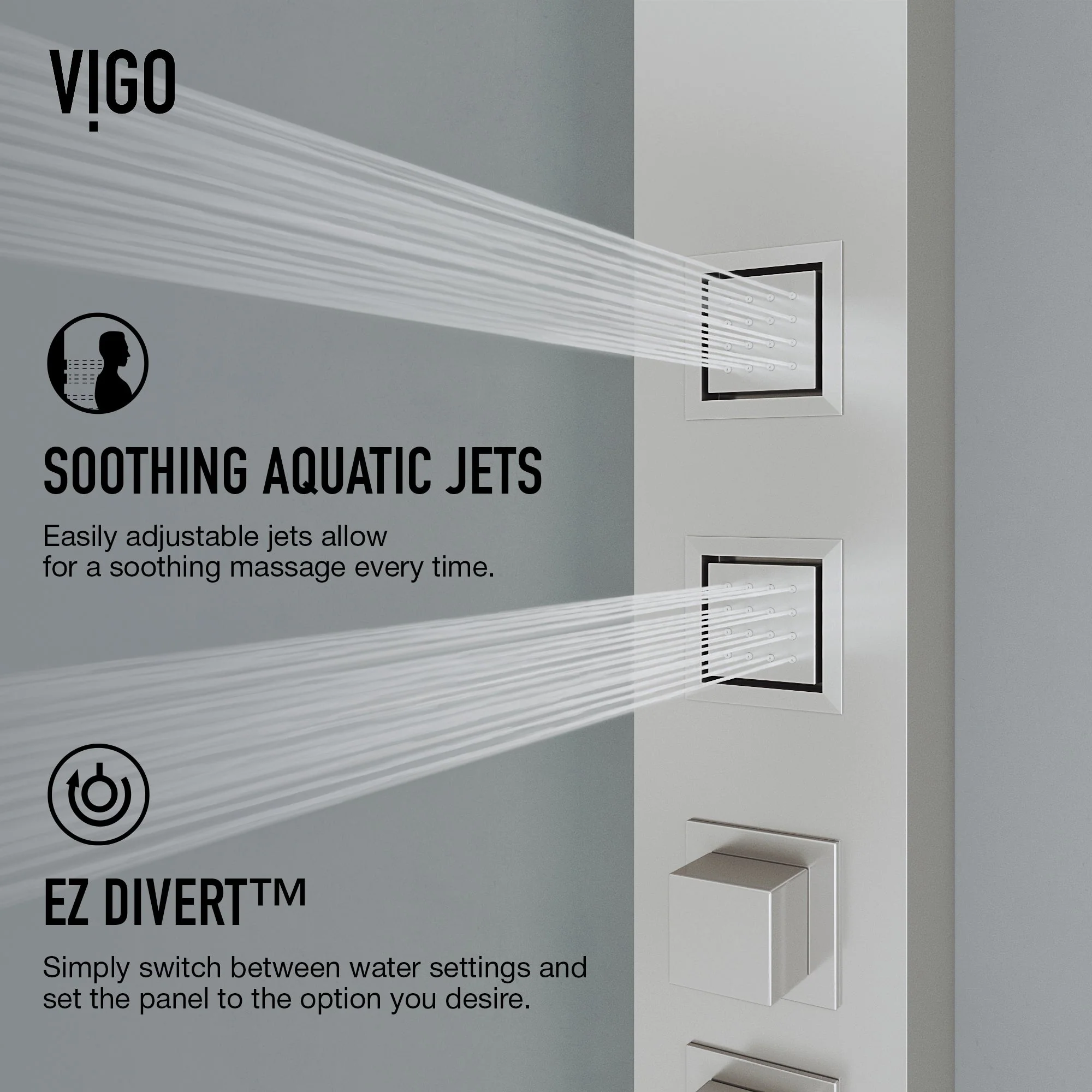 Davidson Bowery 4-Jet Shower Panel System - Image 20