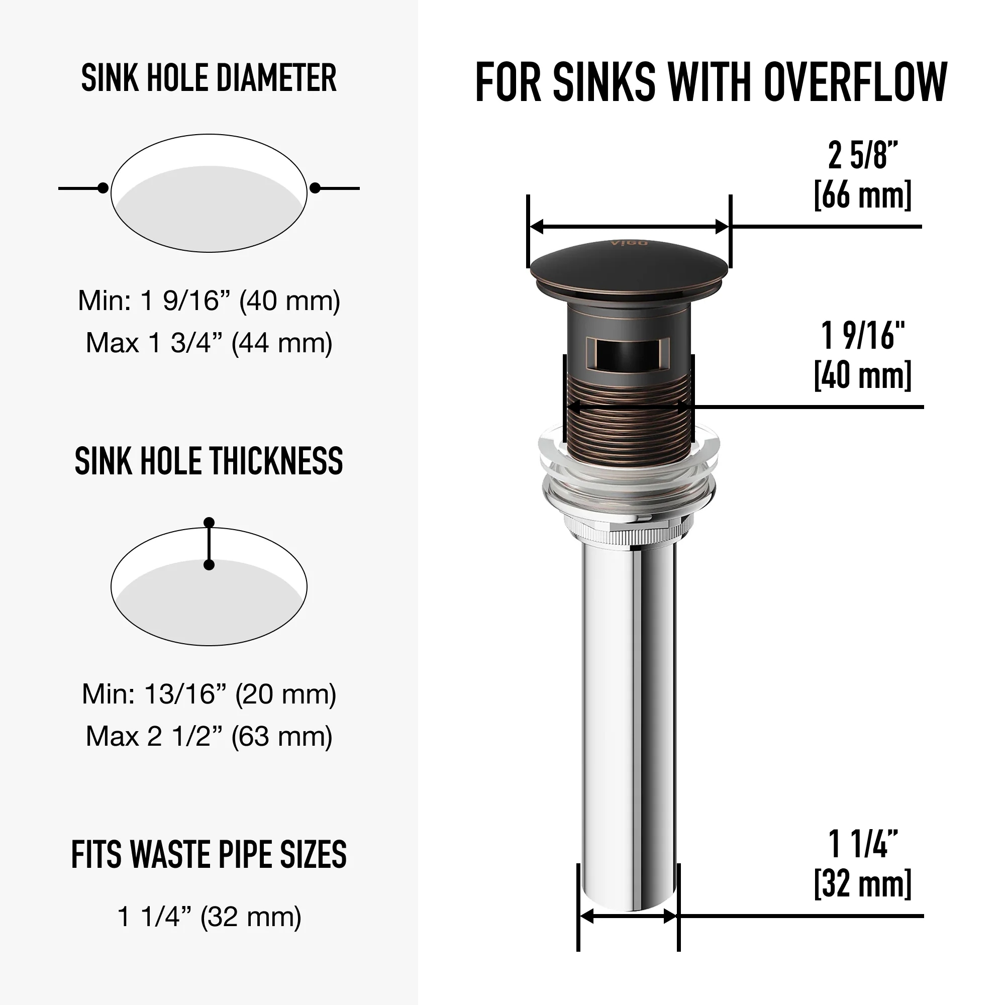 Davidson Bathroom Sink Pop Up Drain Stopper - Image 18