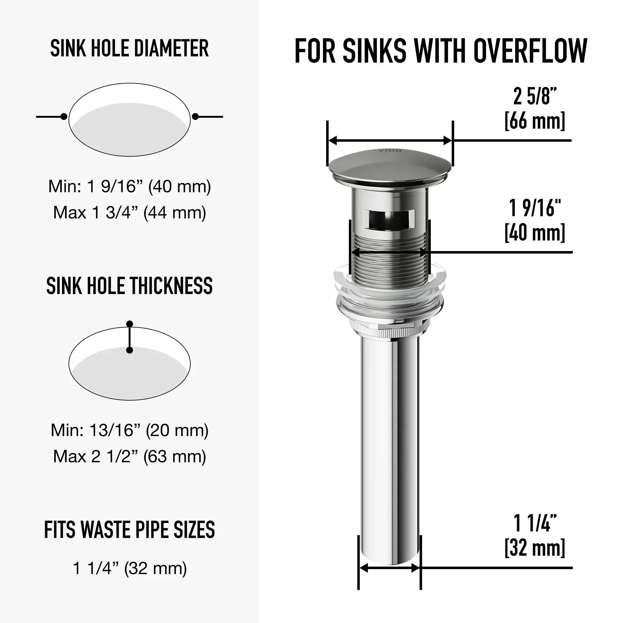 Davidson Bathroom Sink Pop Up Drain Stopper - Image 28