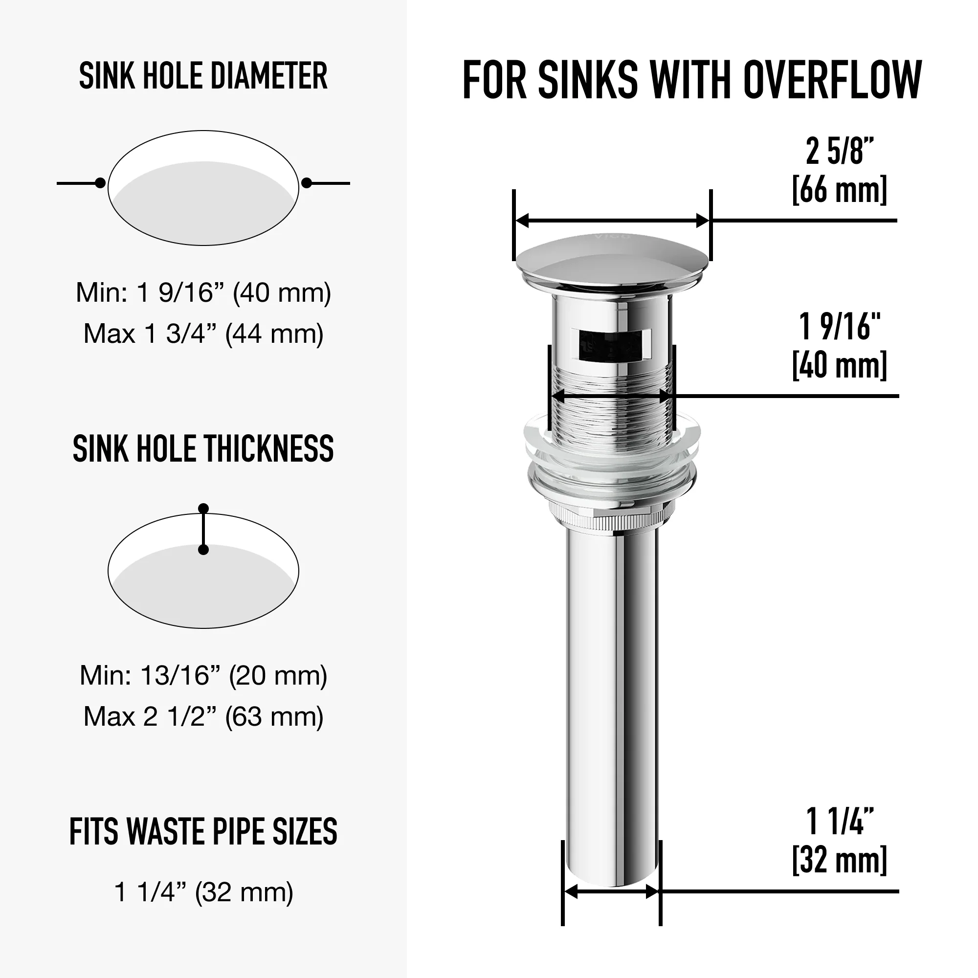 Davidson Bathroom Sink Pop Up Drain Stopper - Image 38