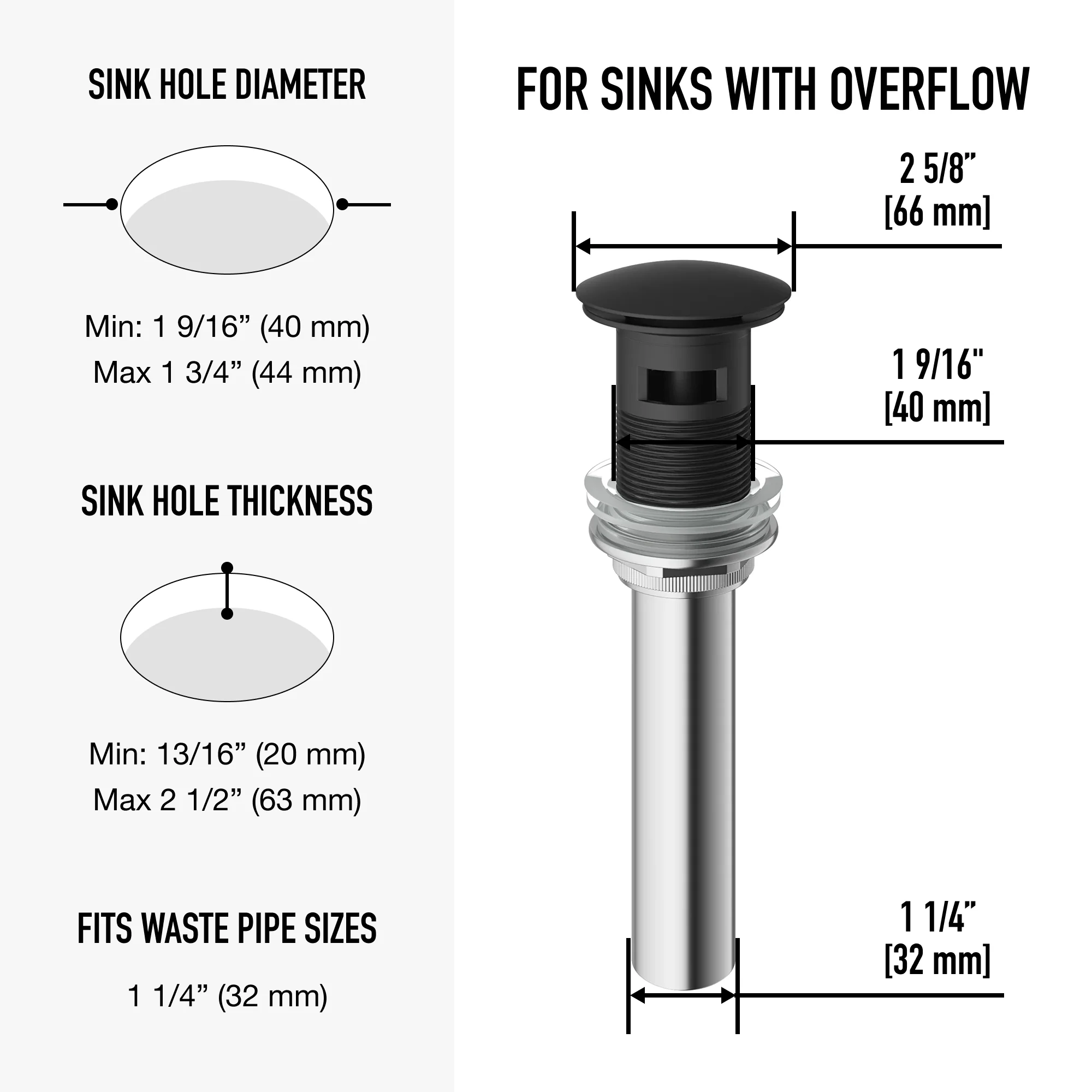 Davidson Bathroom Sink Pop Up Drain Stopper - Image 48