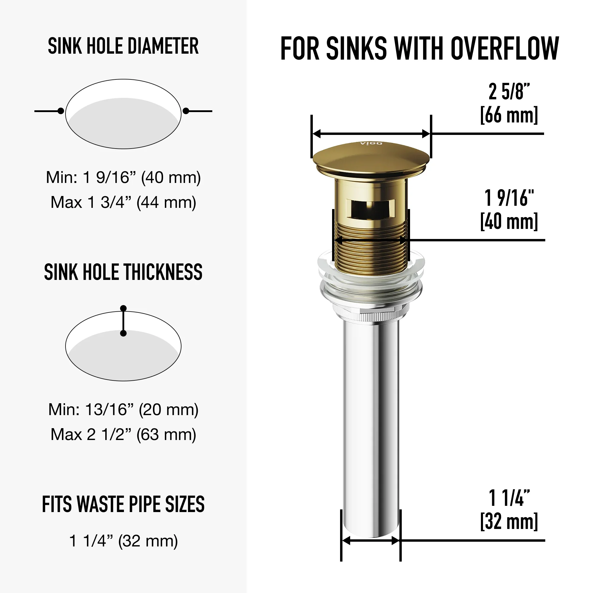 Davidson Bathroom Sink Pop Up Drain Stopper - Image 58