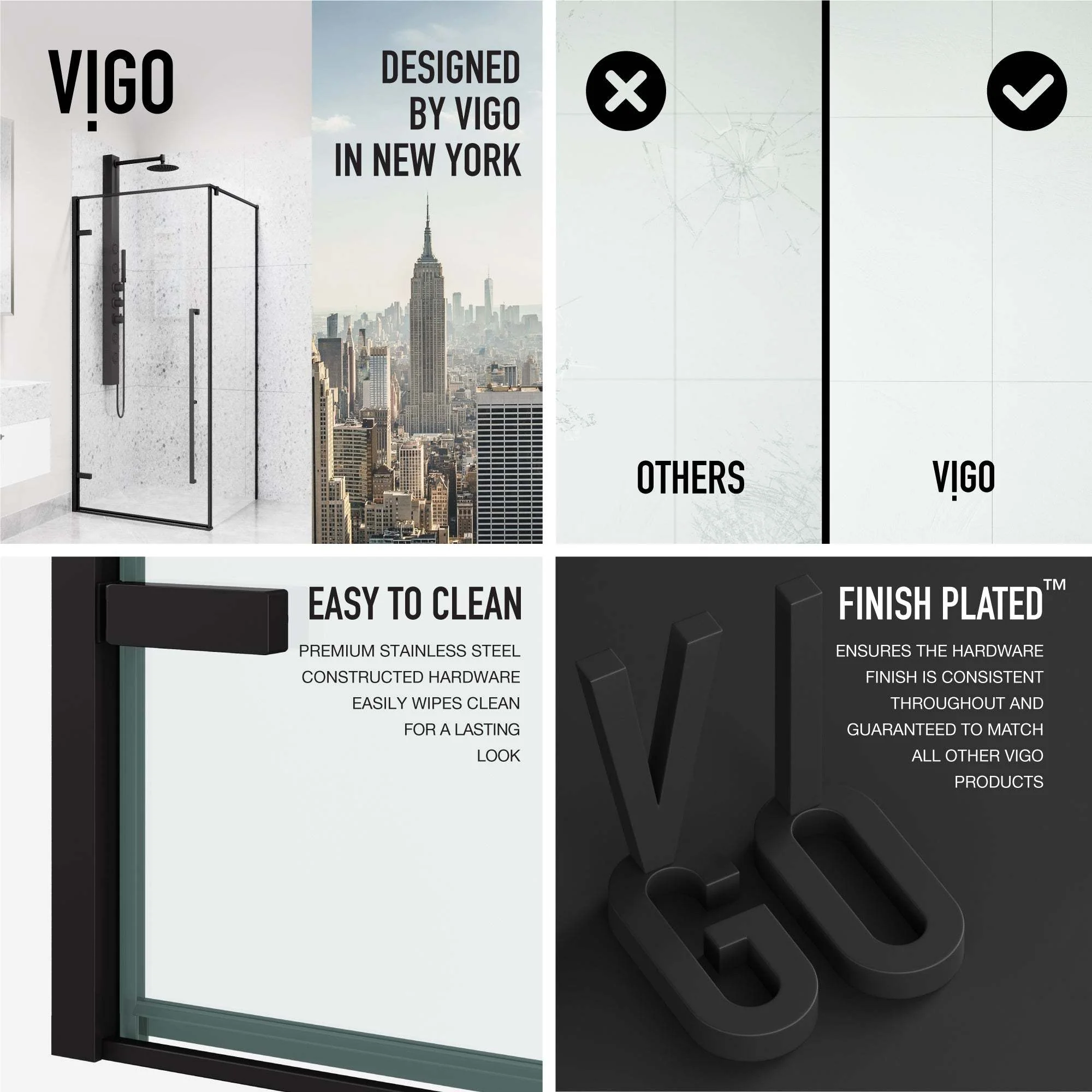 Meridian Framed Square Shower Enclosure - Image 10