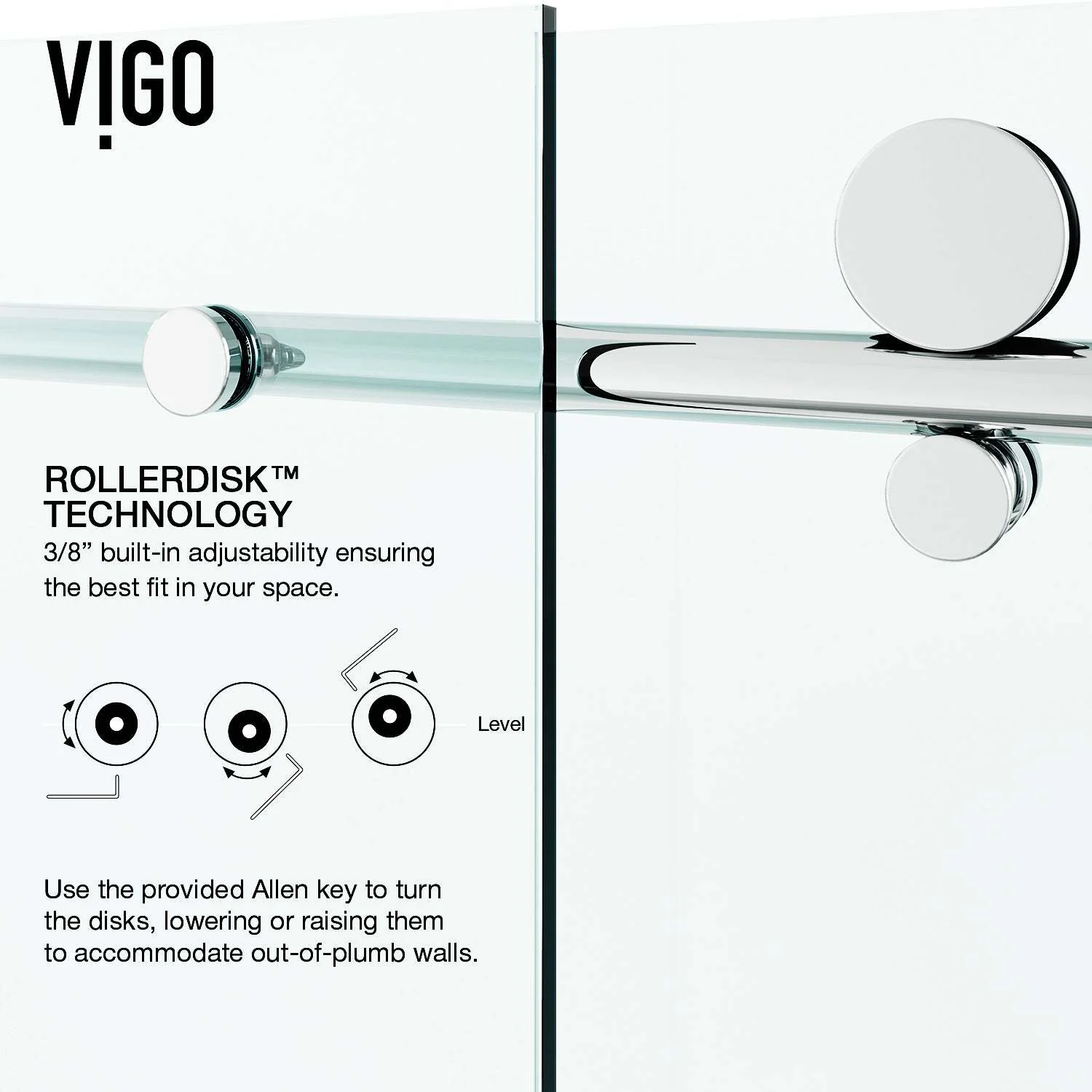 Elan E-Class Frameless Sliding Tub Door - Image 11