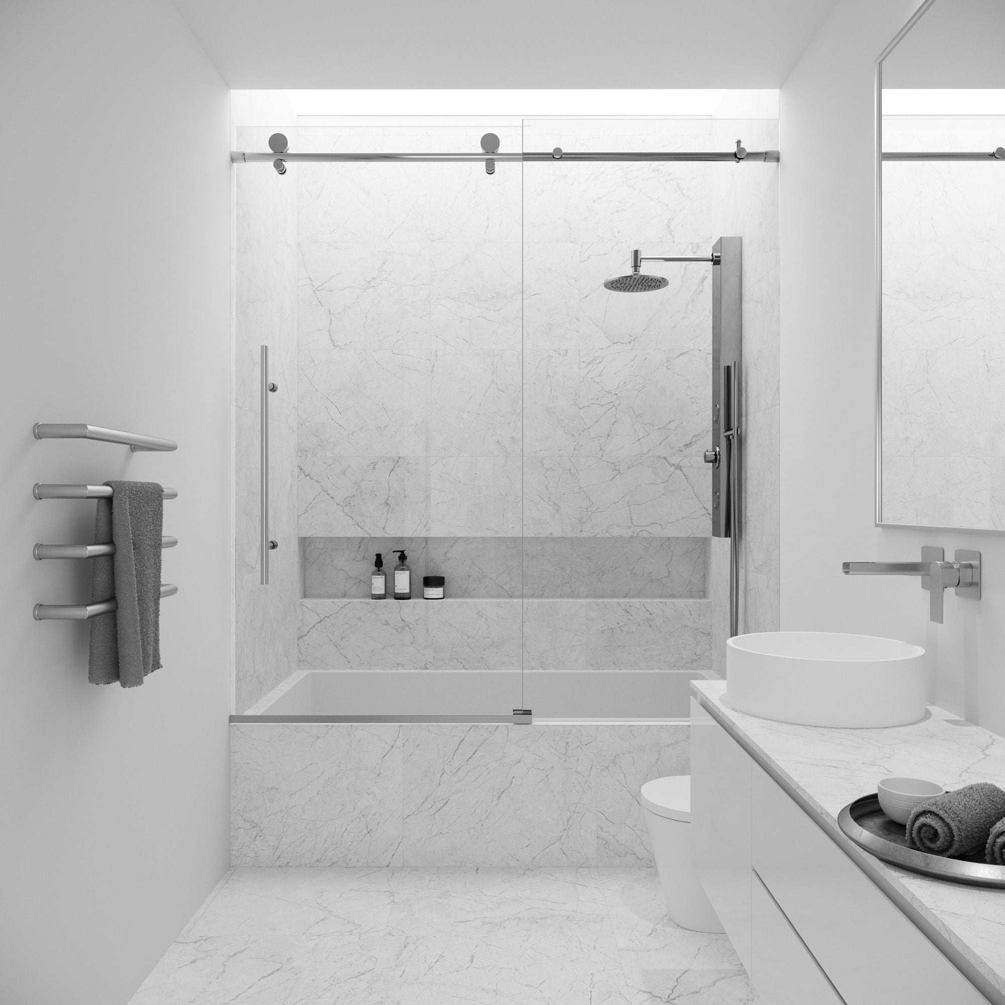 Elan E-Class Frameless Sliding Tub Door - Image 12