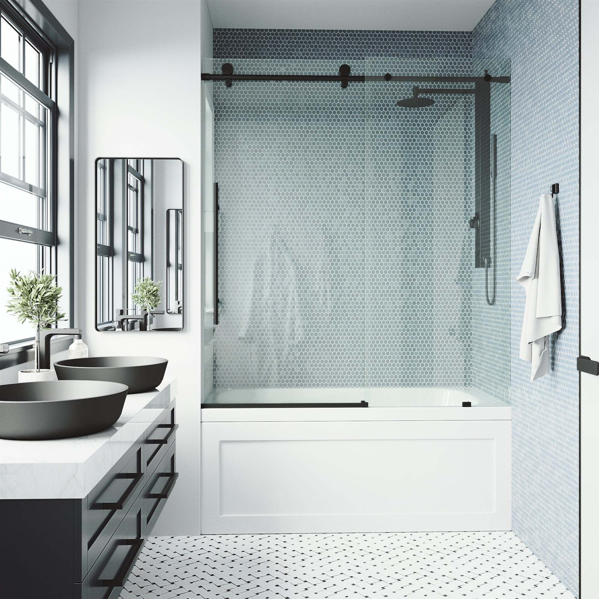 Elan E-Class Frameless Sliding Tub Door - Image 15
