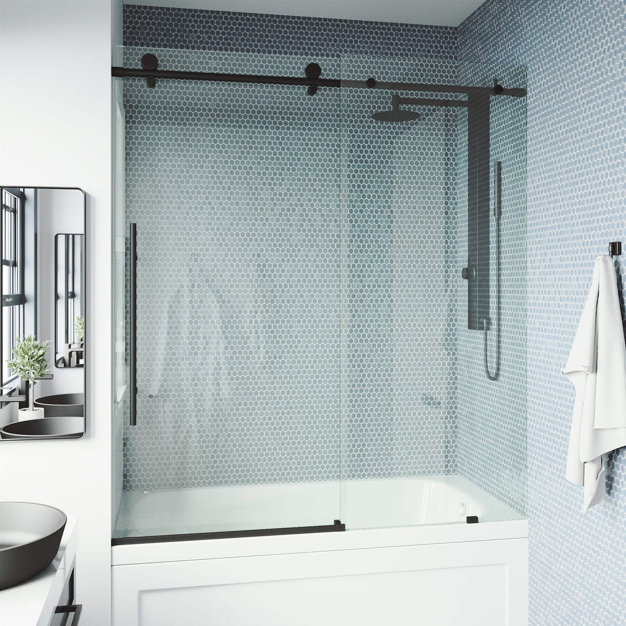 Elan E-Class Frameless Sliding Tub Door - Image 16