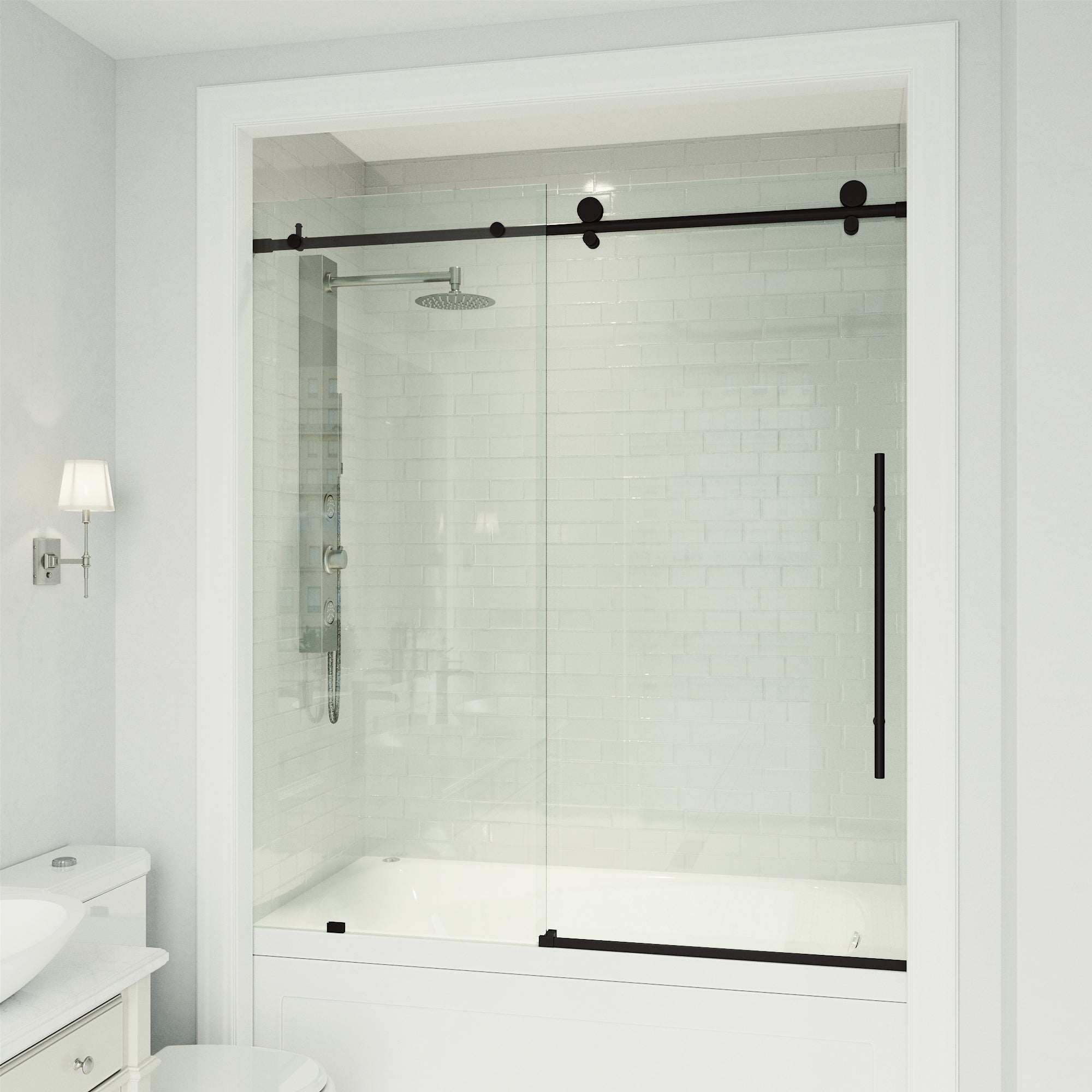 Elan E-Class Frameless Sliding Tub Door - Image 17