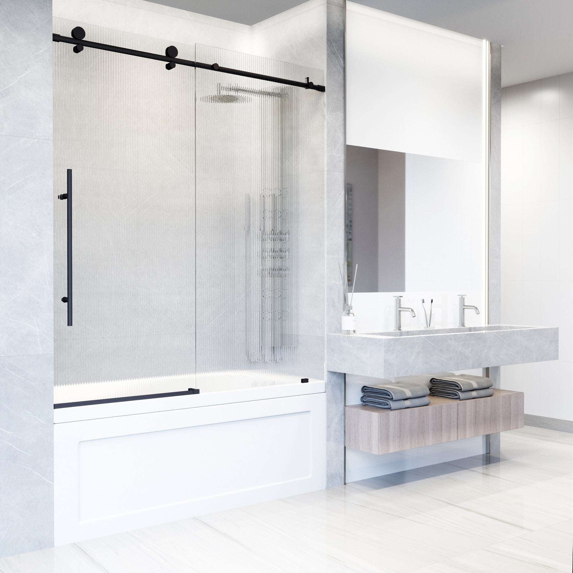 Elan E-Class Frameless Sliding Tub Door - Image 33