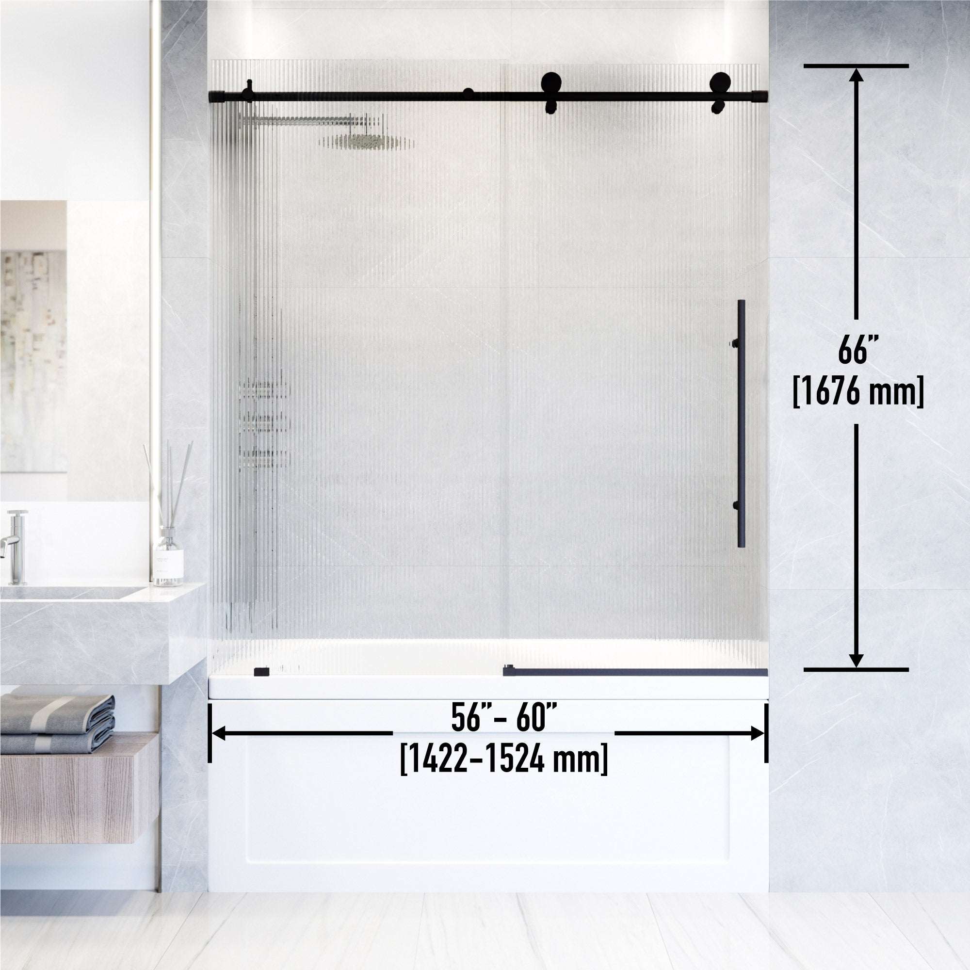 Elan E-Class Frameless Sliding Tub Door - Image 44
