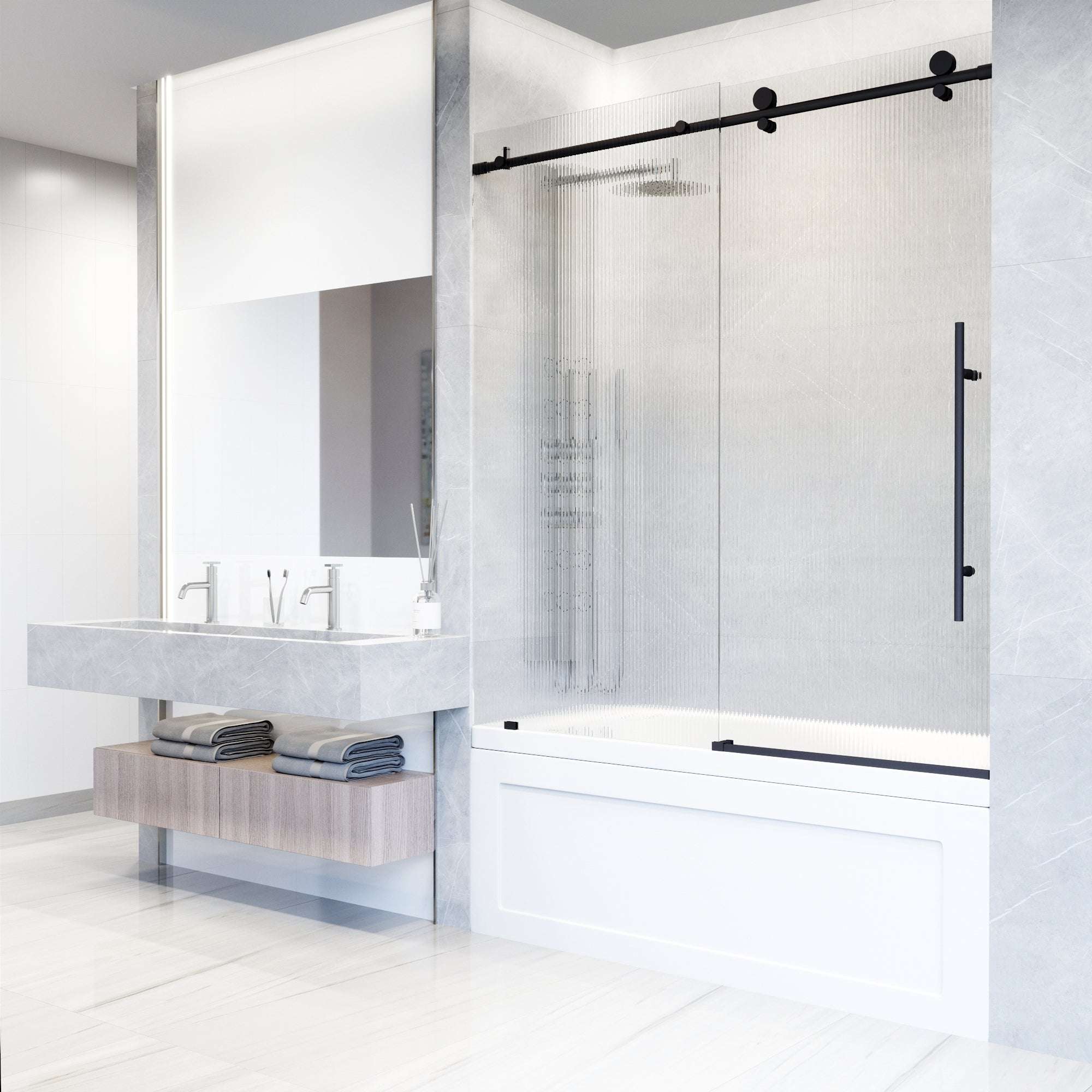 Elan E-Class Frameless Sliding Tub Door - Image 47