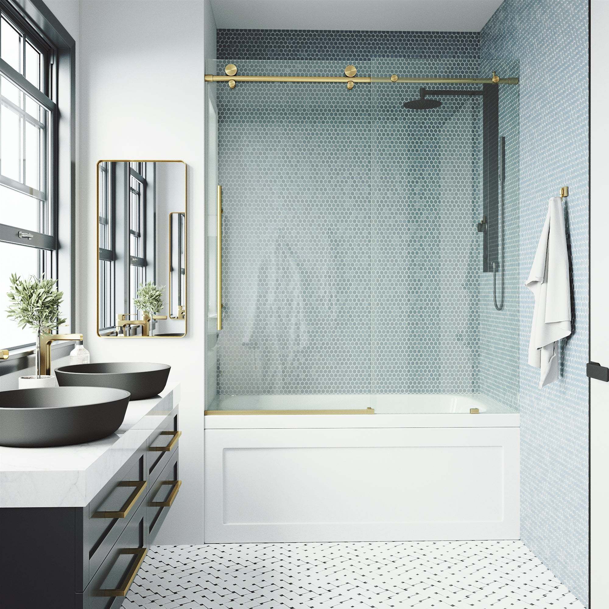 Elan E-Class Frameless Sliding Tub Door - Image 53