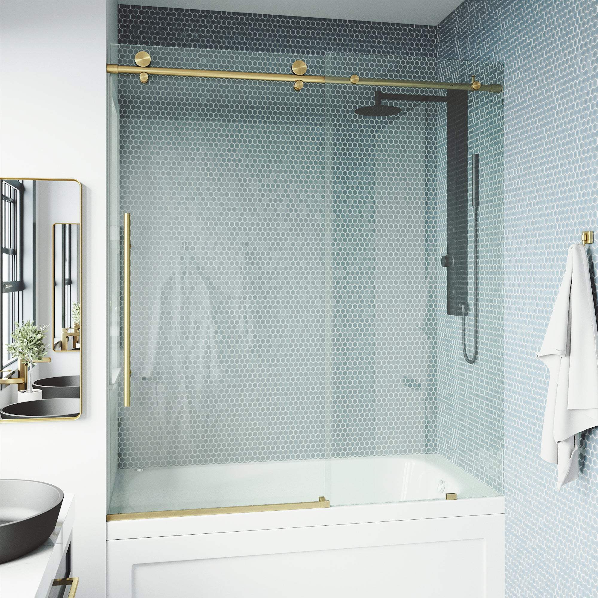 Elan E-Class Frameless Sliding Tub Door - Image 54