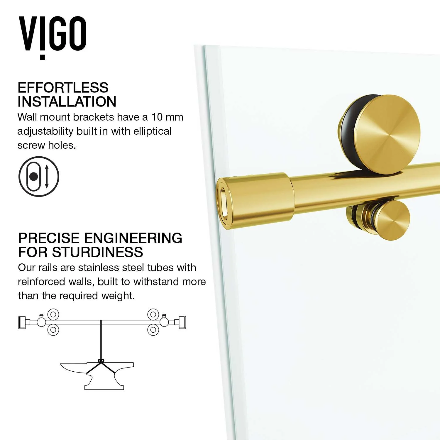 Elan E-Class Frameless Sliding Tub Door - Image 59