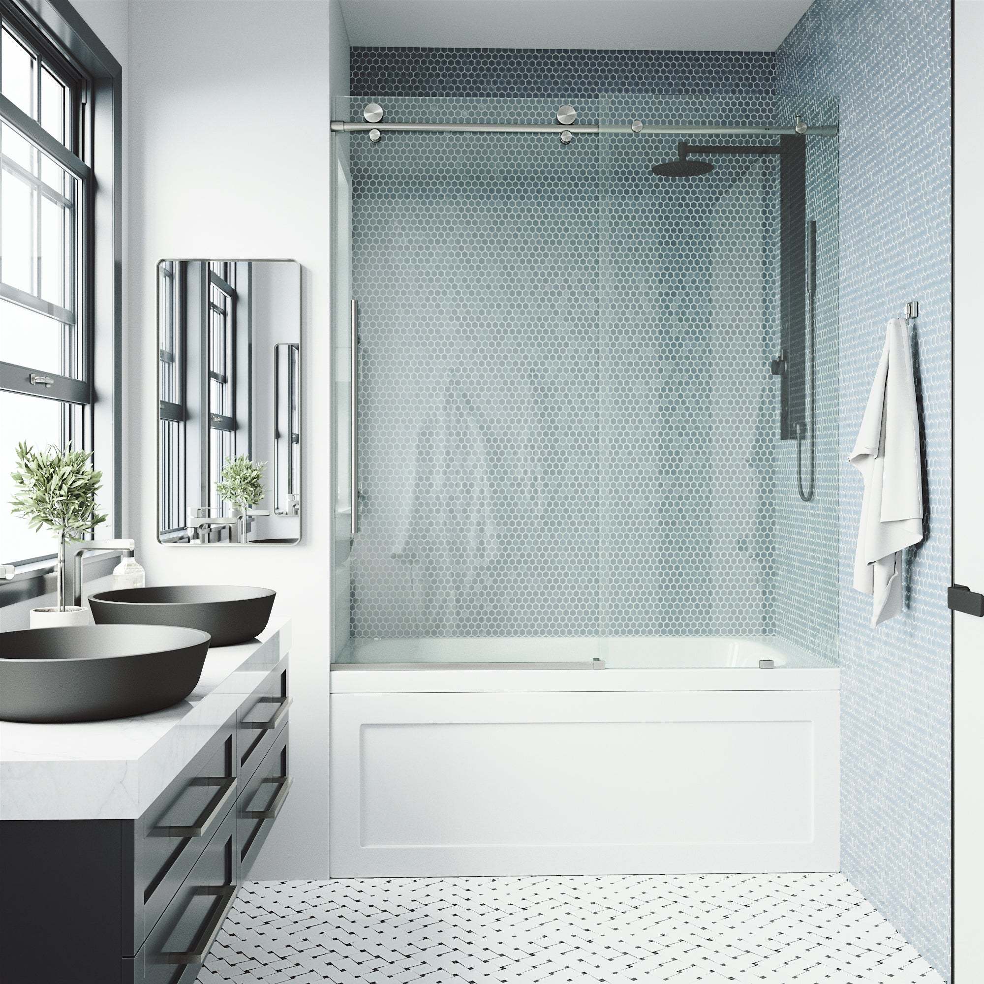 Elan E-Class Frameless Sliding Tub Door - Image 64
