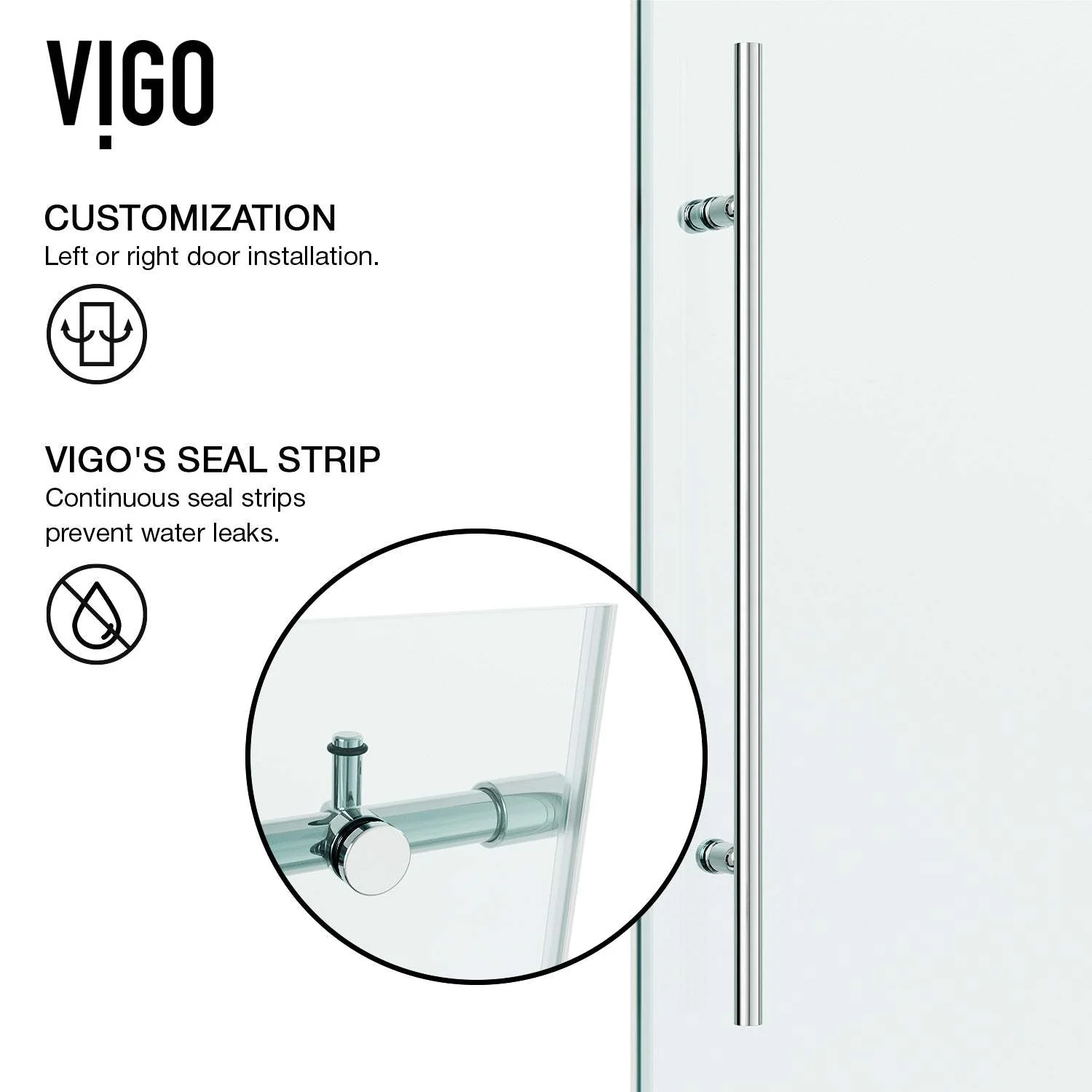 Elan E-Class Frameless Sliding Tub Door - Image 8