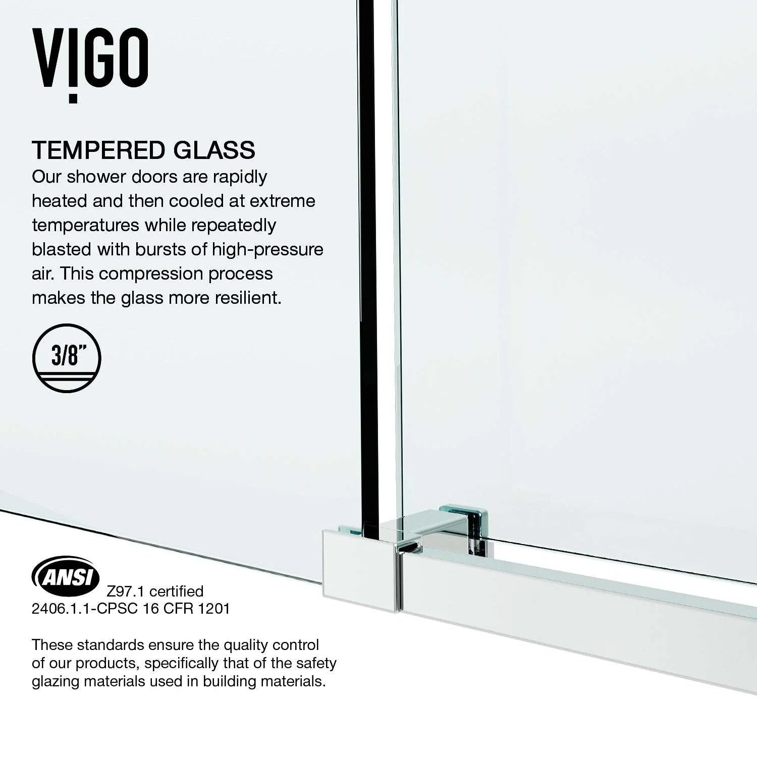 Elan E-Class Frameless Sliding Tub Door - Image 9
