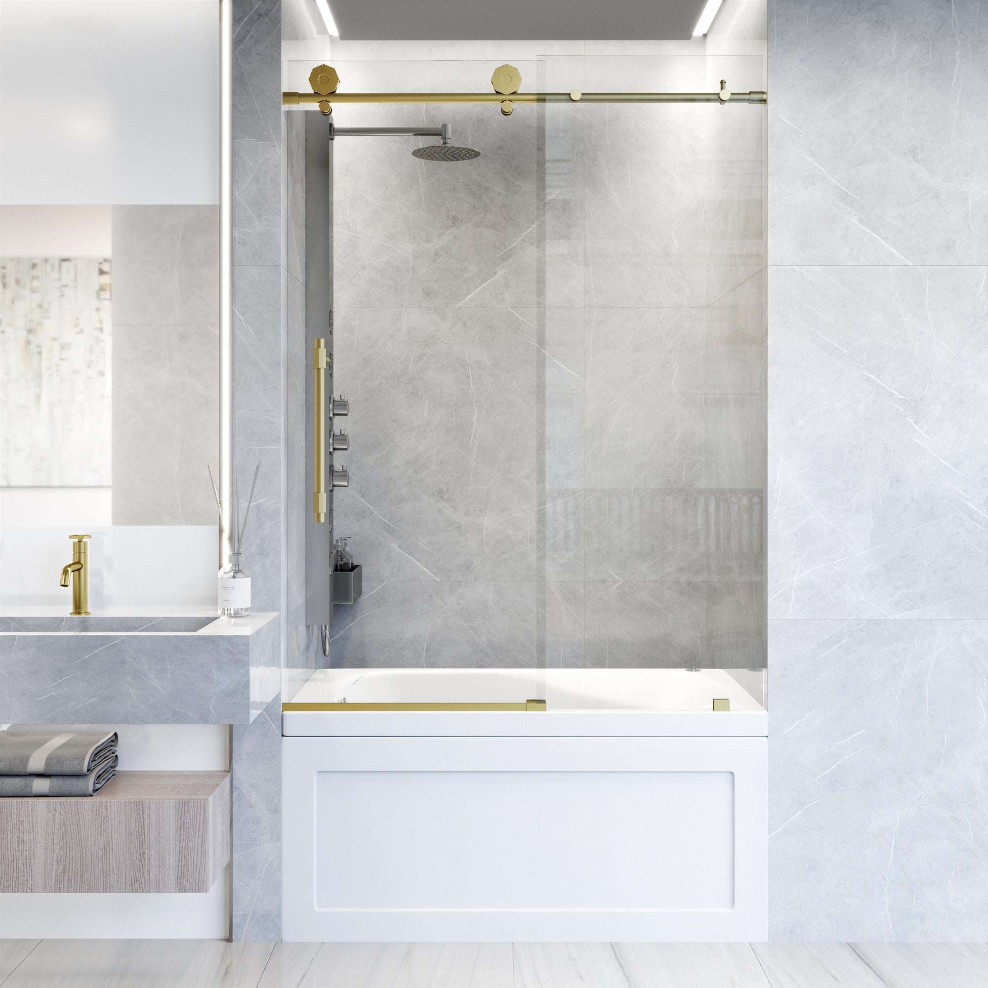 Hart Elan Frameless Sliding Tub Door - Image 26