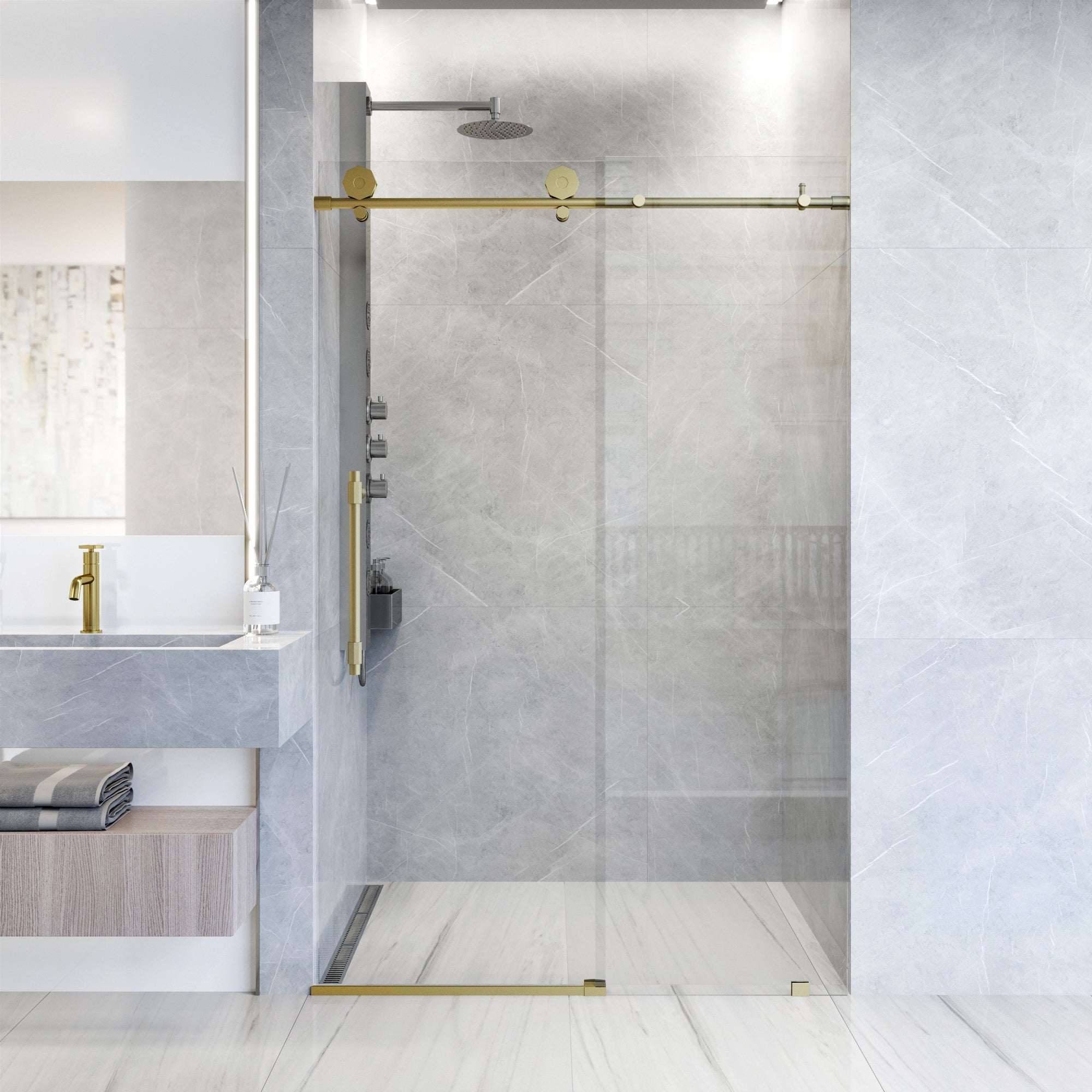 Hart Elan Frameless Sliding Shower Door - Image 13