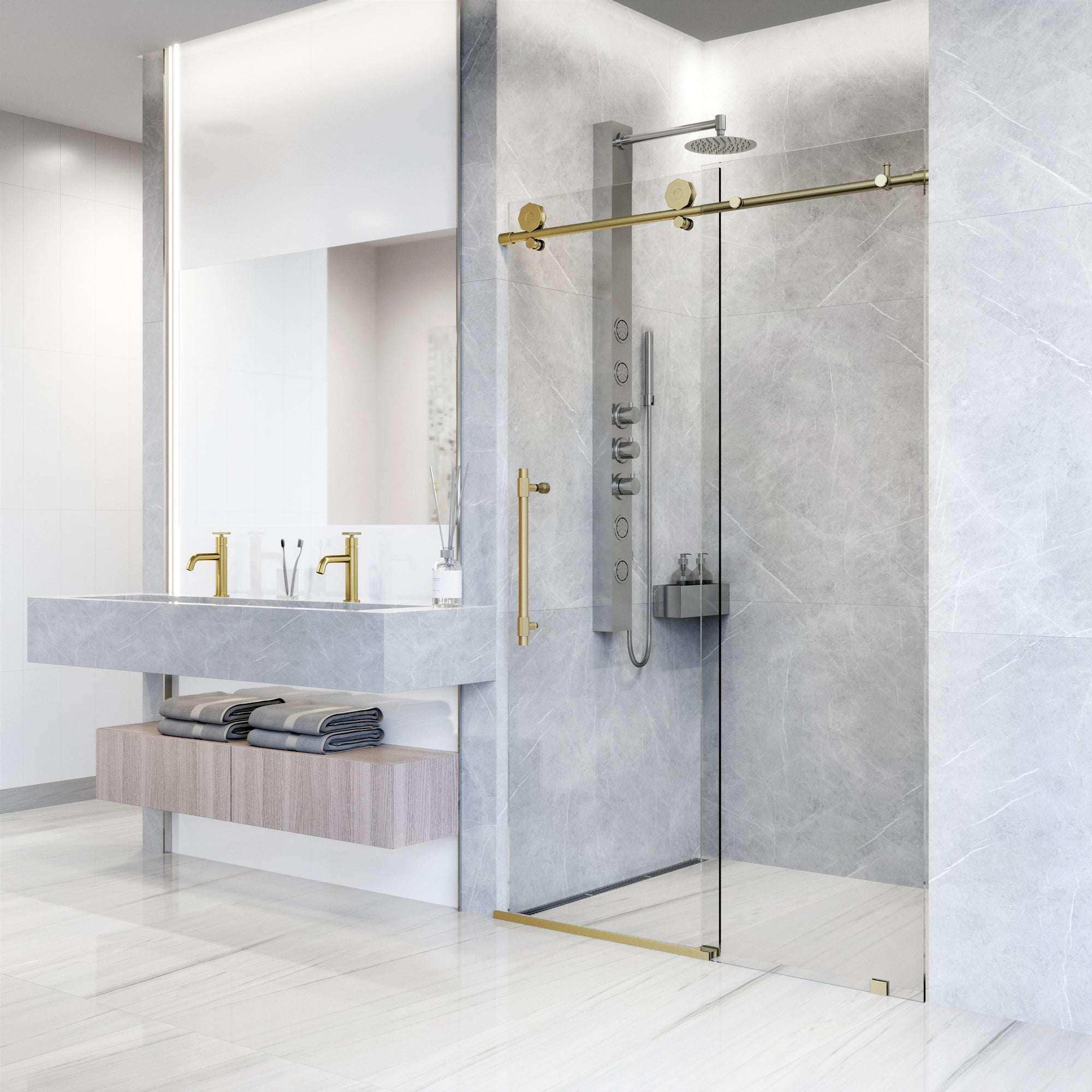 Hart Elan Frameless Sliding Shower Door - Image 14
