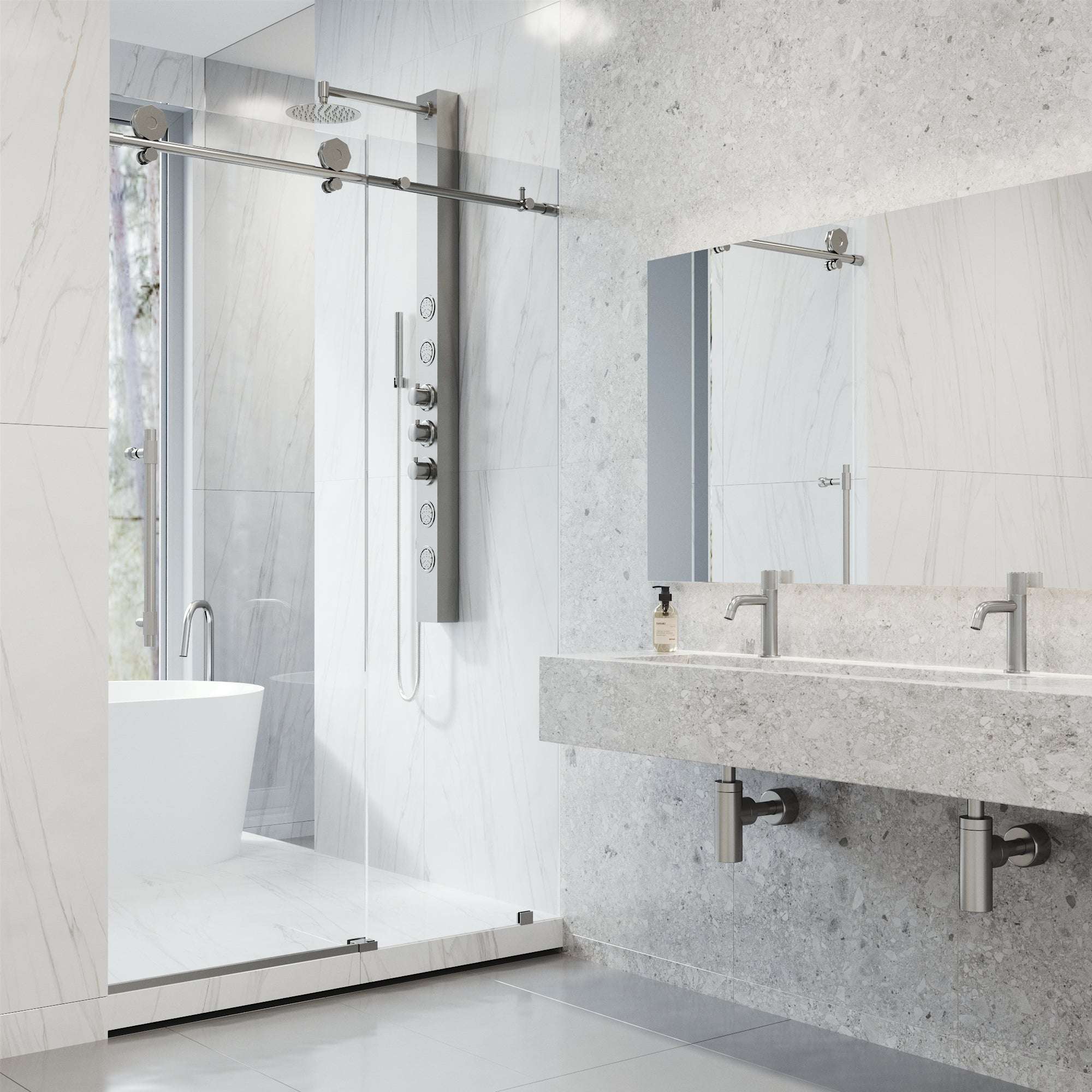 Hart Elan Frameless Sliding Shower Door - Image 26