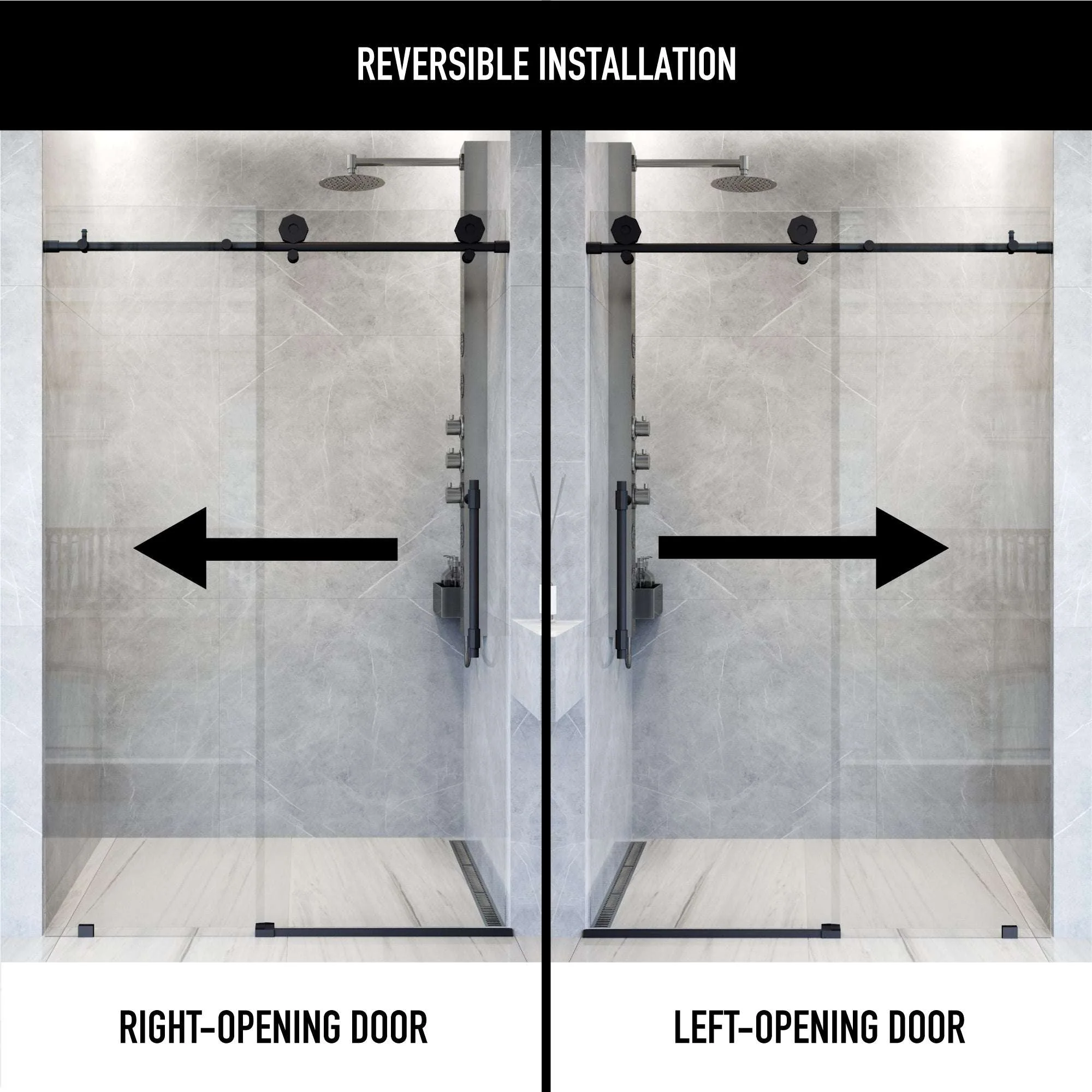 Hart Elan Frameless Sliding Shower Door - Image 59