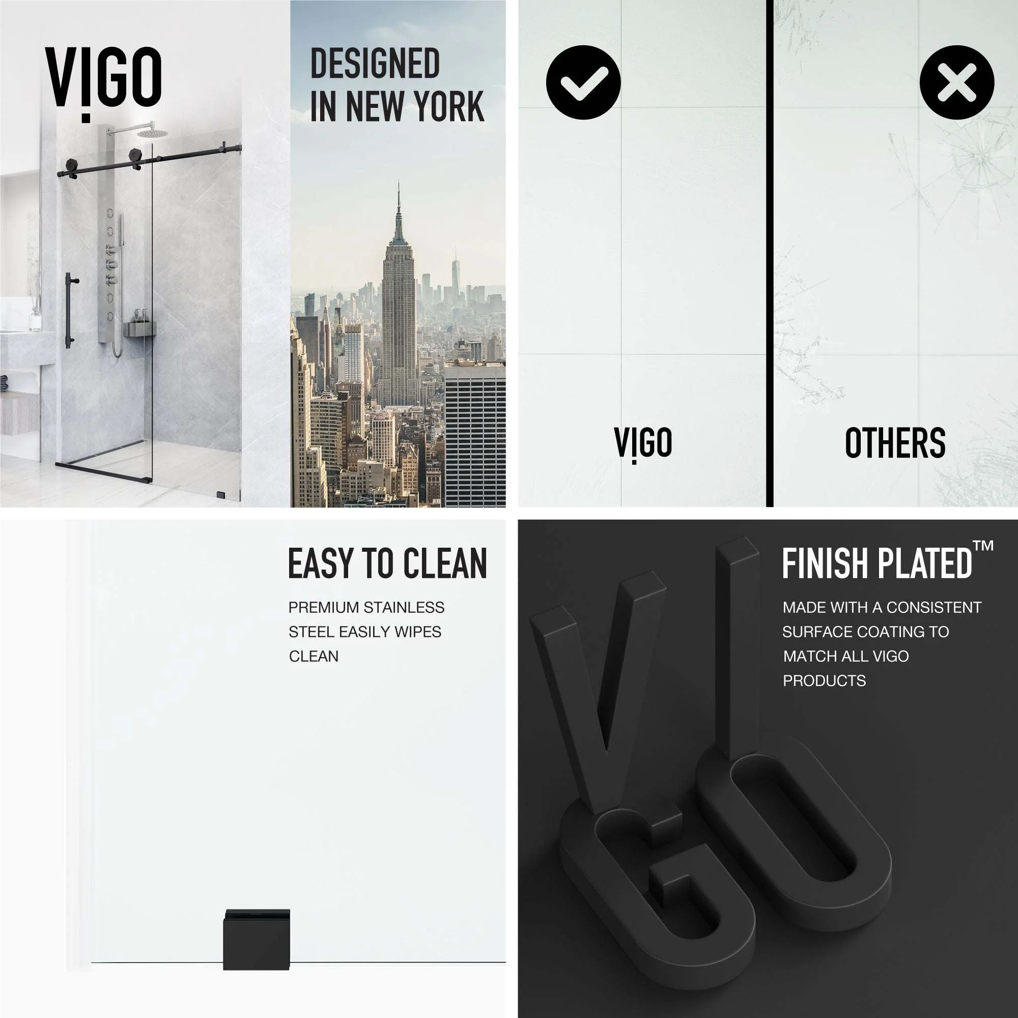 Hart Elan Frameless Sliding Shower Door - Image 61