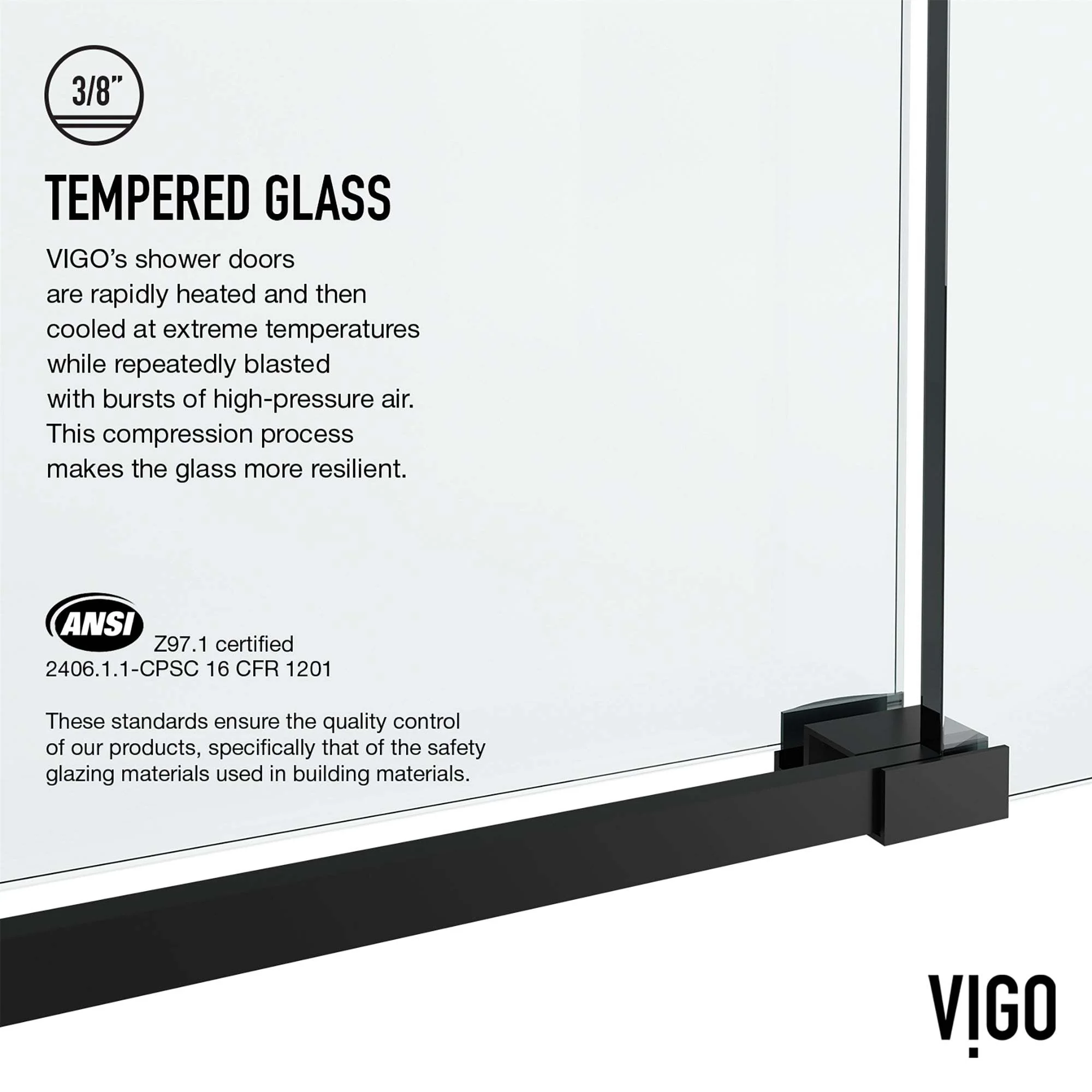 Hart Elan Frameless Sliding Shower Door - Image 7
