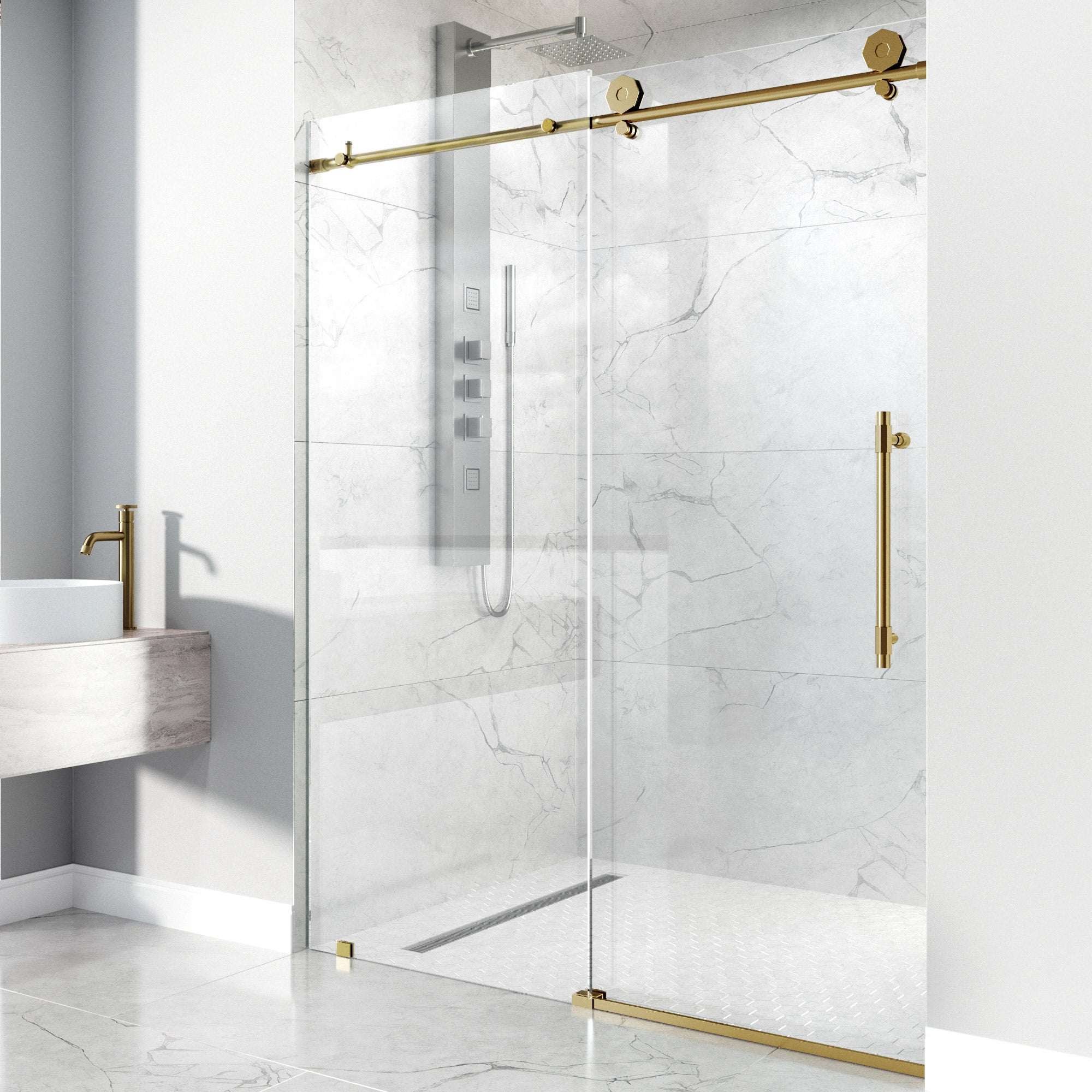 Hart Elan Frameless Sliding Shower Door - Image 70