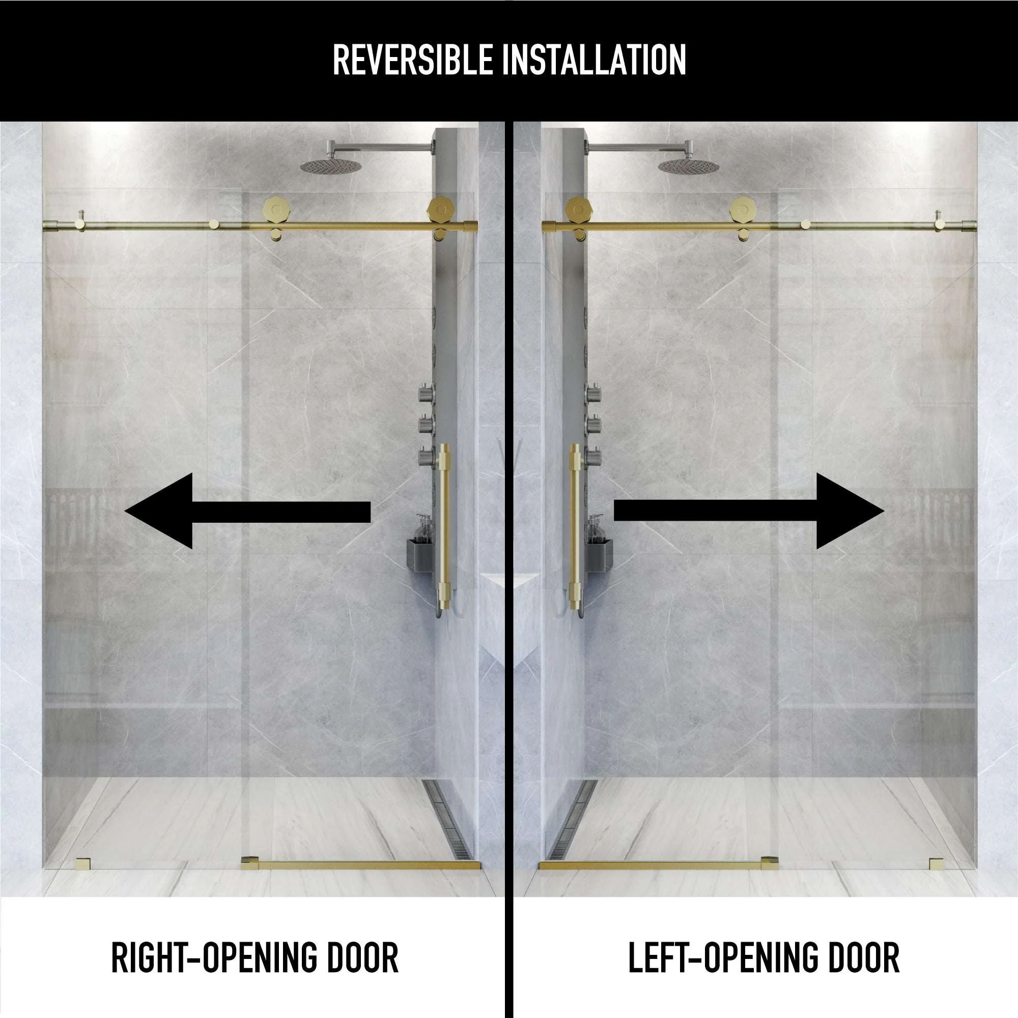 Hart Elan Frameless Sliding Shower Door - Image 73