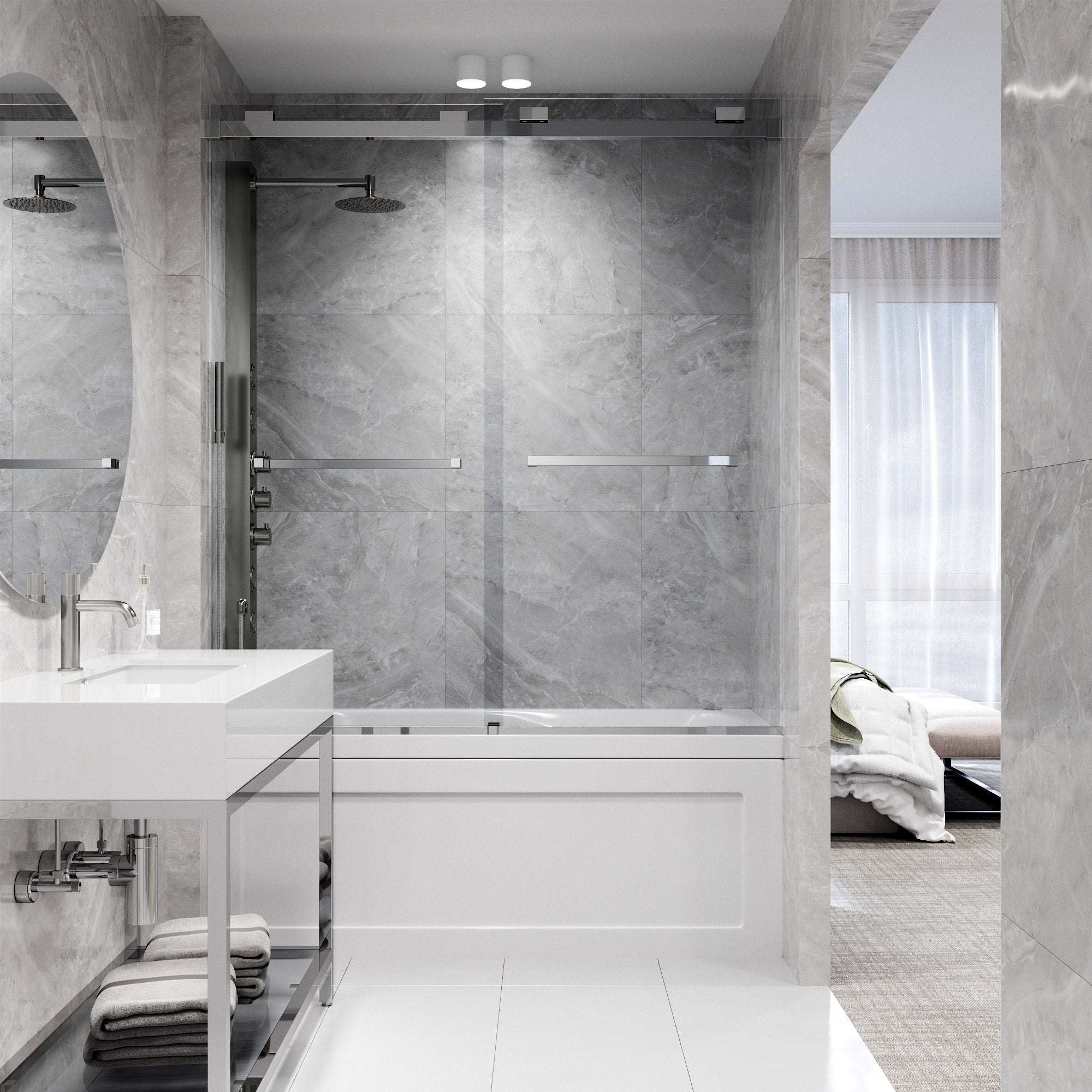 Houston VMotion™ Frameless Sliding Tub Door - Image 13