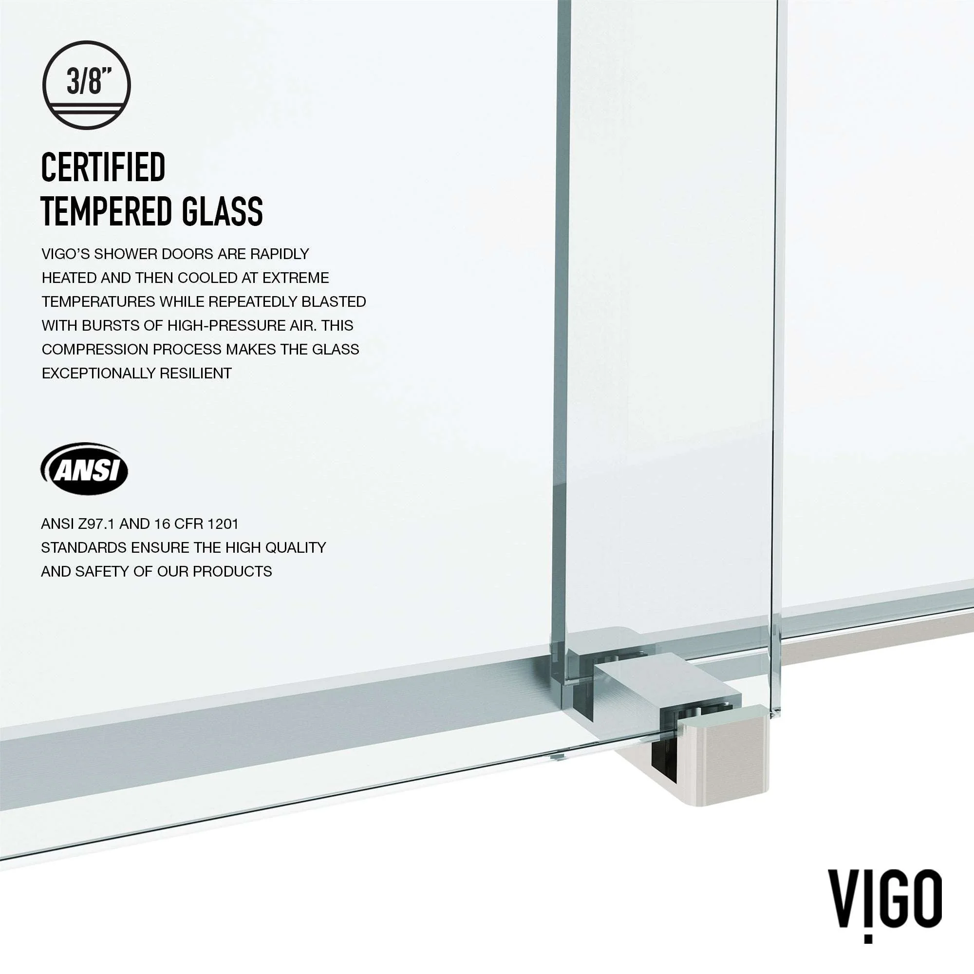 Houston VMotion™ Frameless Sliding Tub Door - Image 32