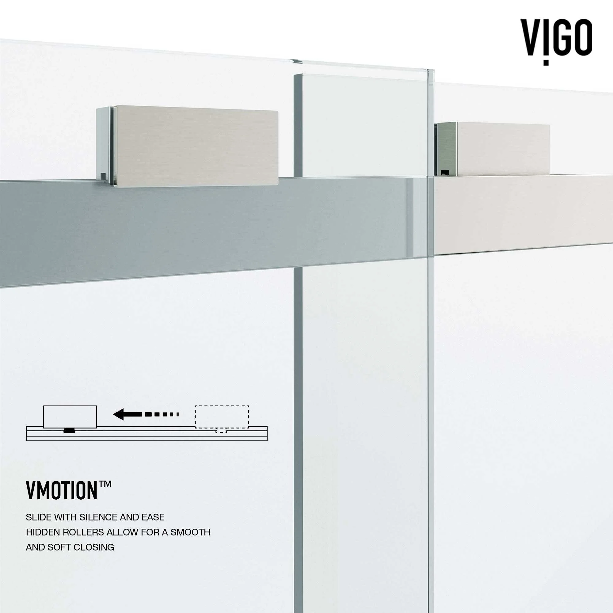 Houston VMotion™ Frameless Sliding Tub Door - Image 34