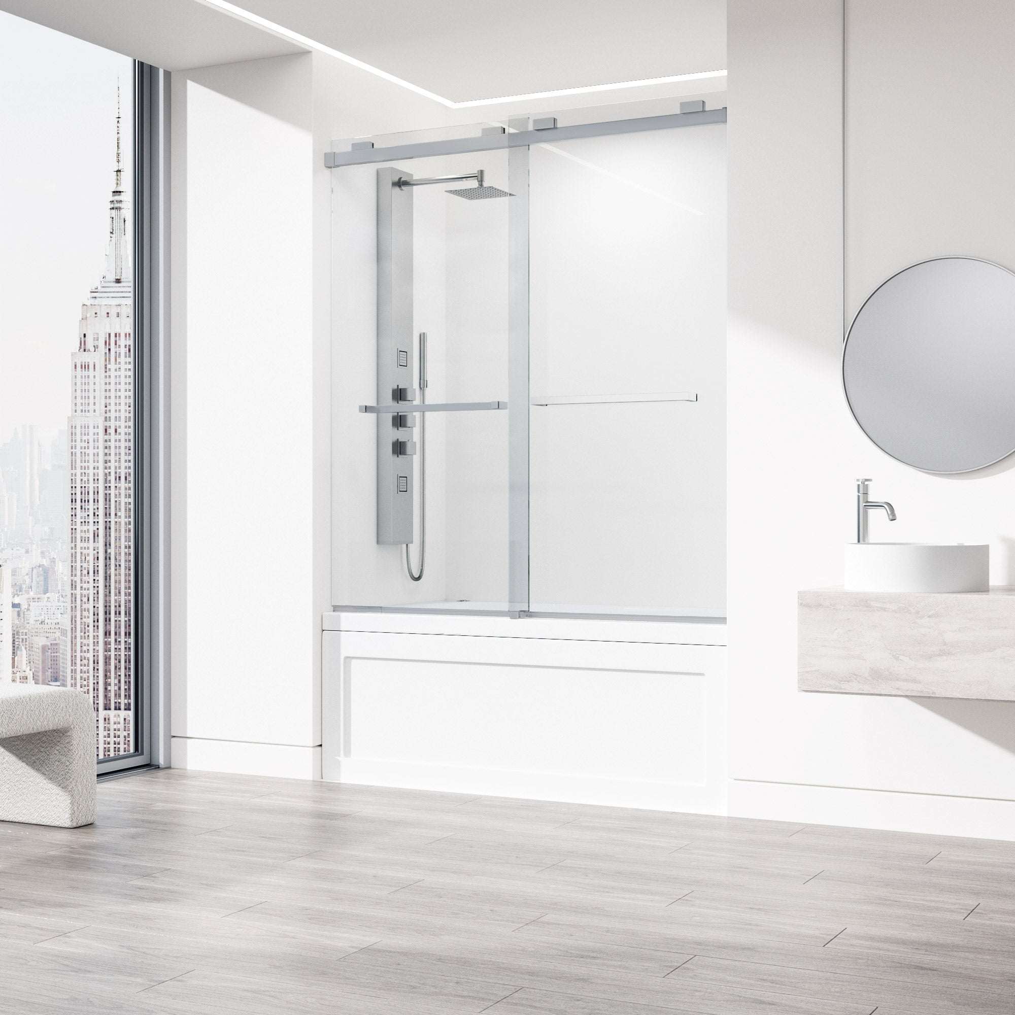 Houston VMotion™ Frameless Sliding Tub Door - Image 37