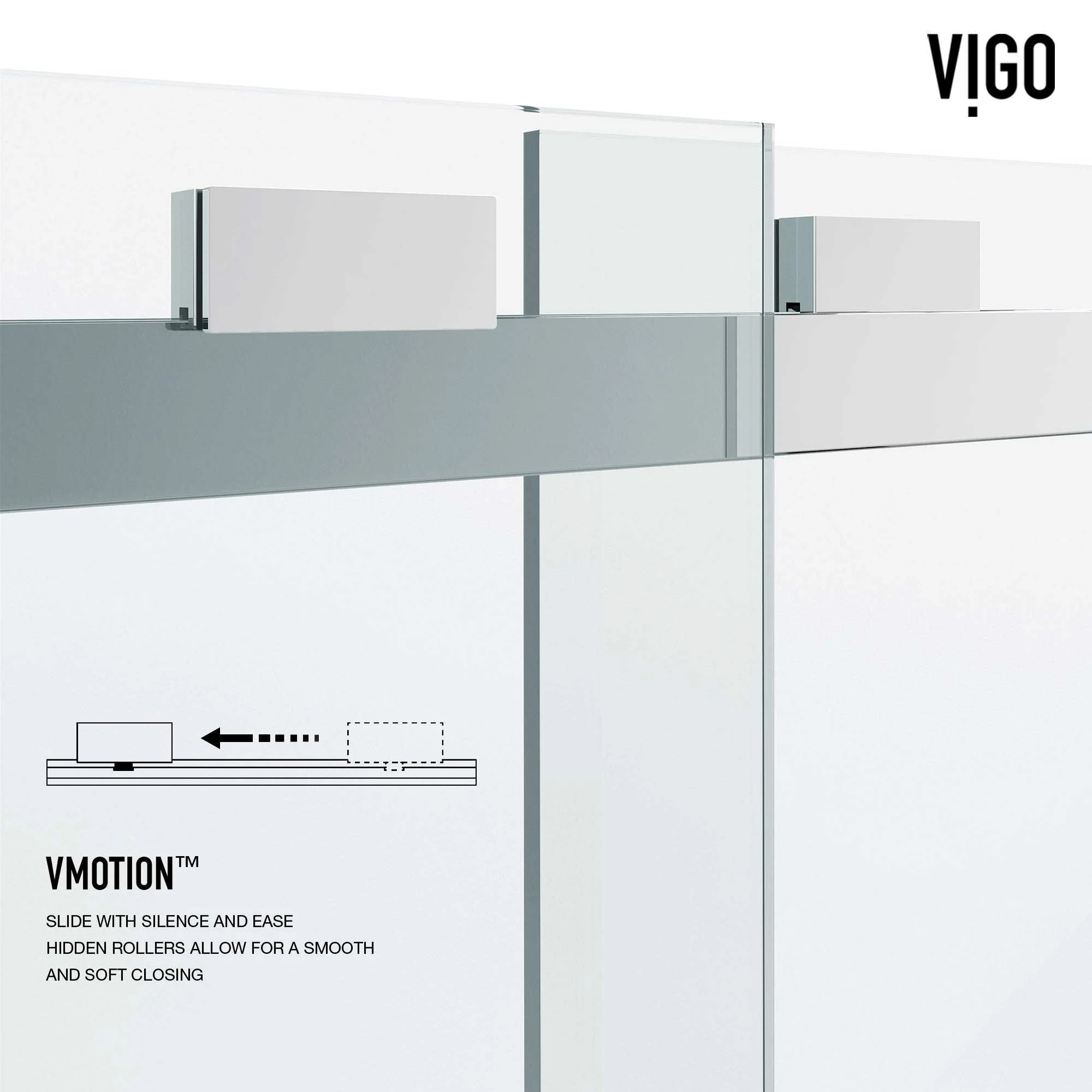 Houston VMotion™ Frameless Sliding Tub Door - Image 4