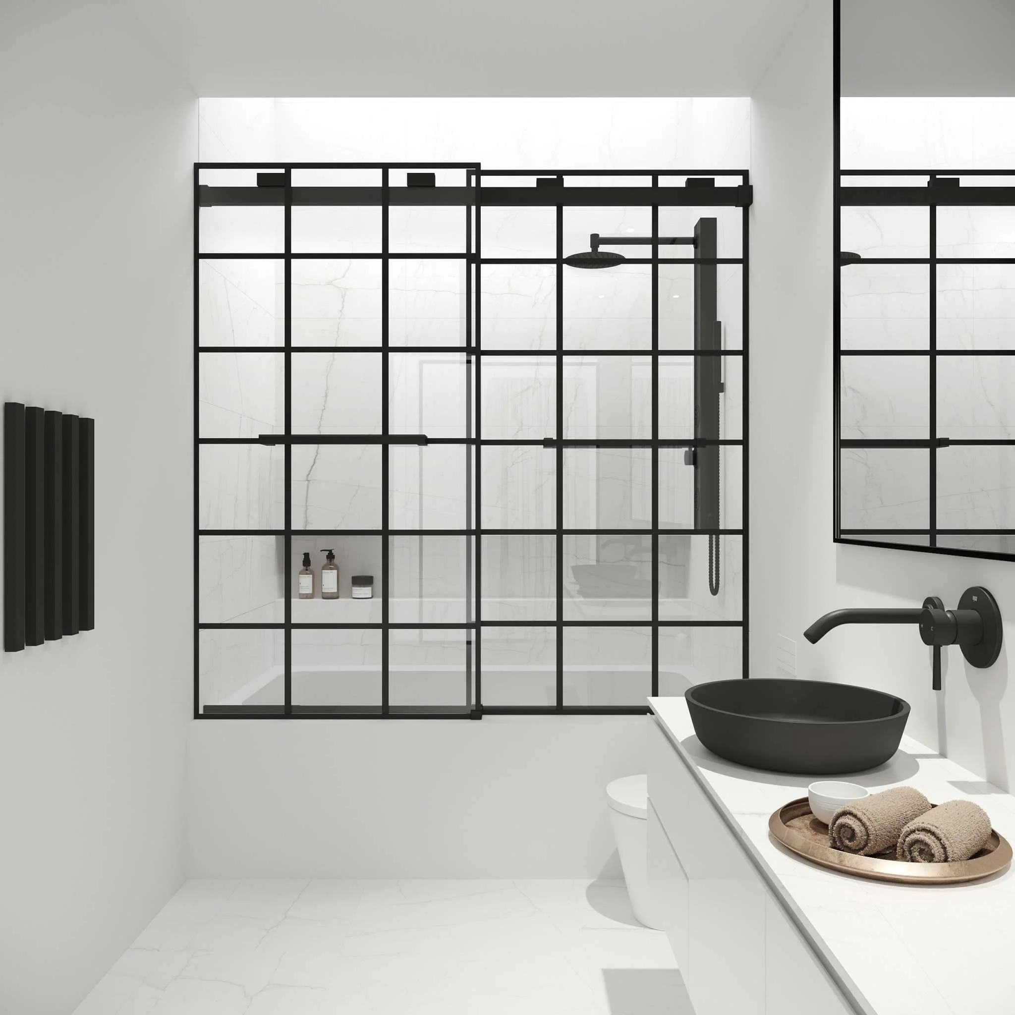 Houston VMotion™ Frameless Sliding Tub Door - Image 47