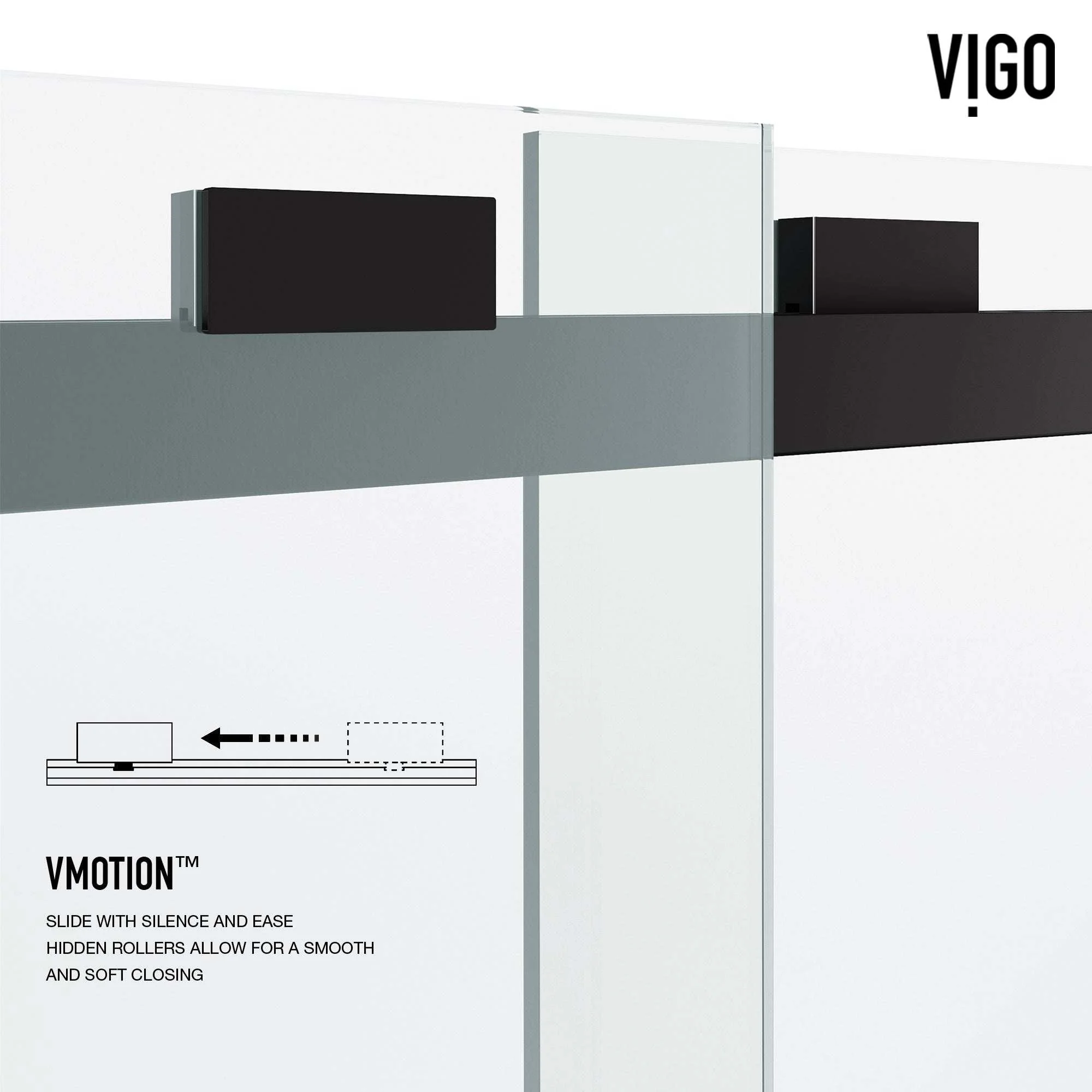 Houston VMotion™ Frameless Sliding Tub Door - Image 61