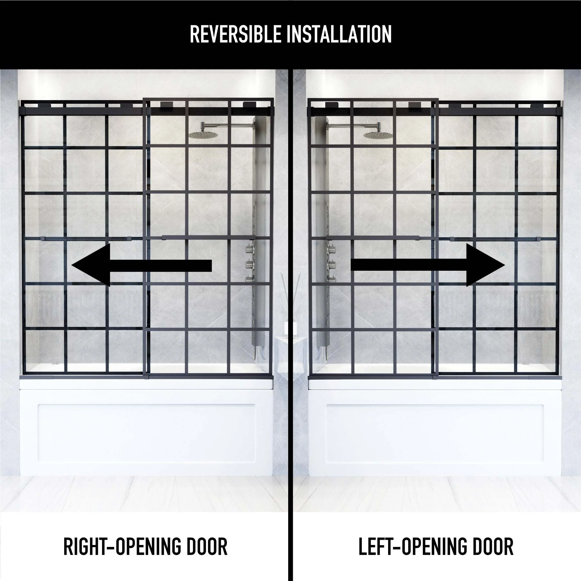 Houston VMotion™ Frameless Sliding Tub Door - Image 66