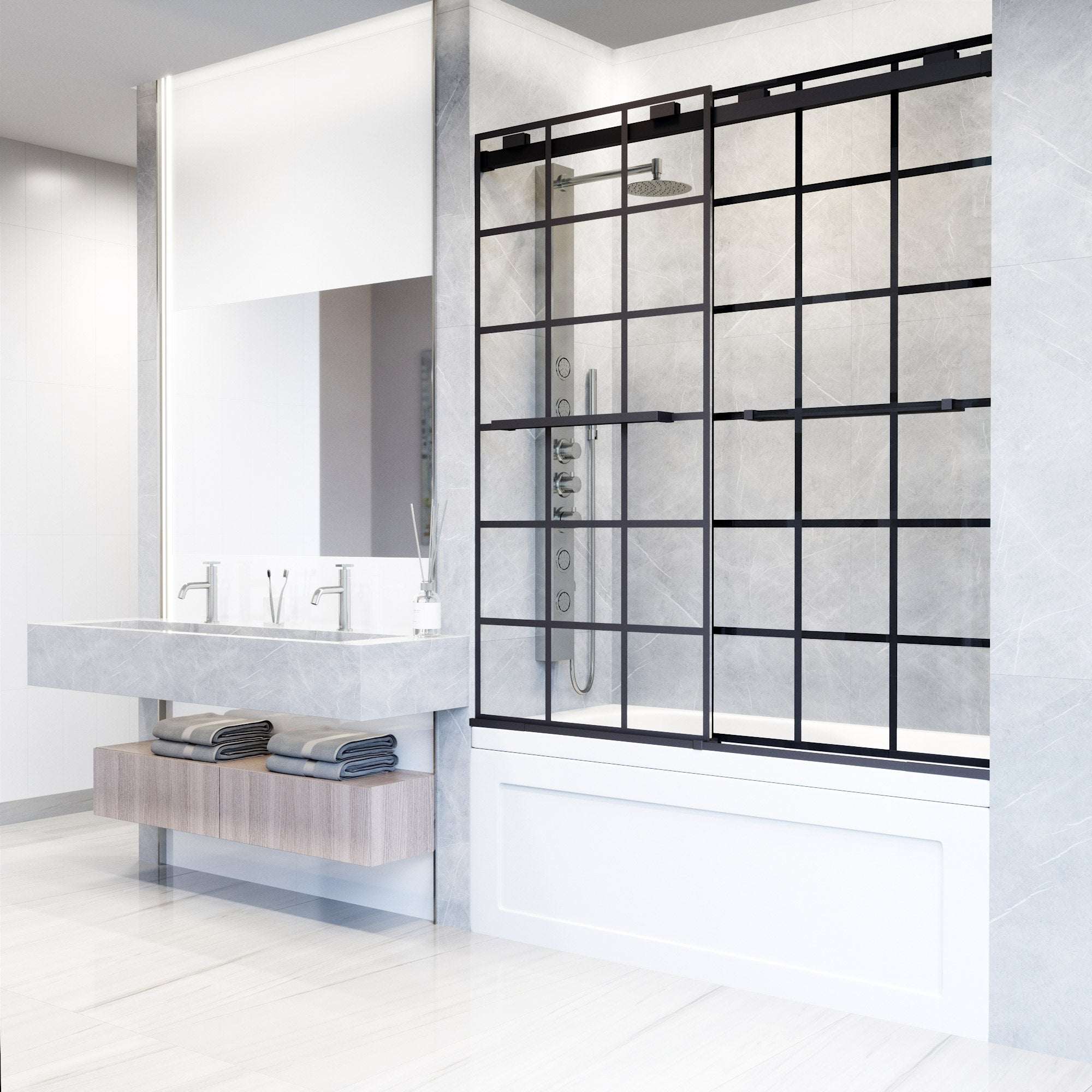 Houston VMotion™ Frameless Sliding Tub Door - Image 70