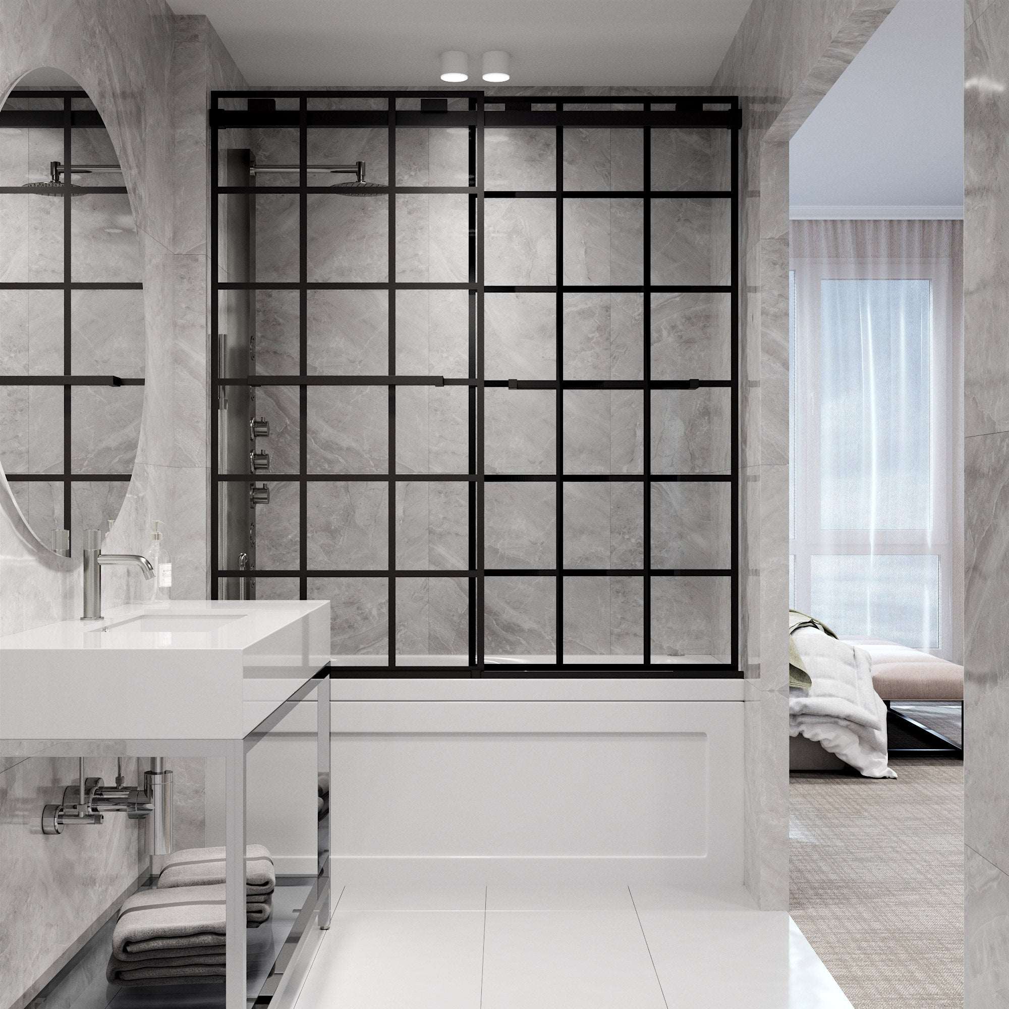 Houston VMotion™ Frameless Sliding Tub Door - Image 72