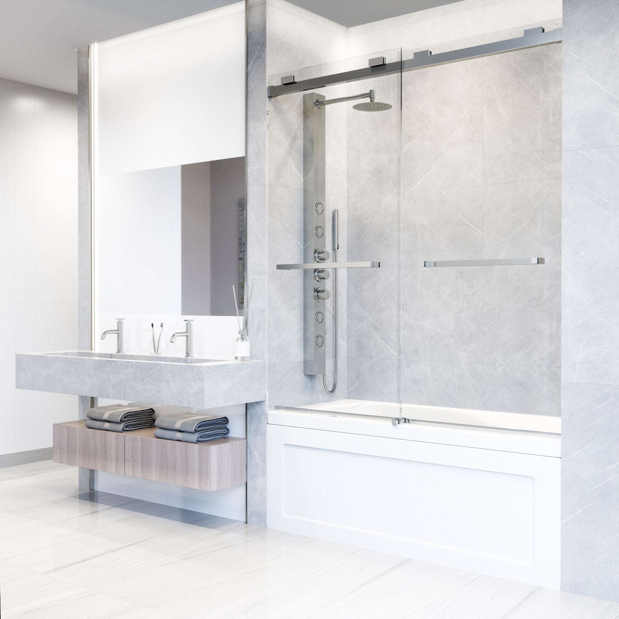 Houston VMotion™ Frameless Sliding Tub Door - Image 9