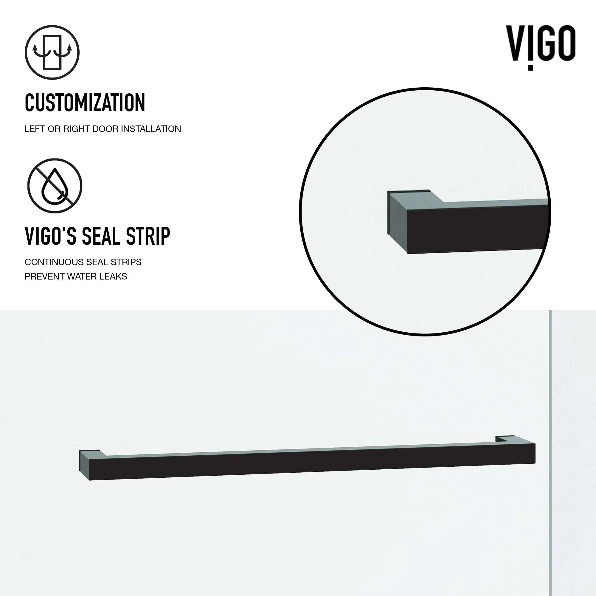 Houston Frameless Sliding Shower Door - Image 30