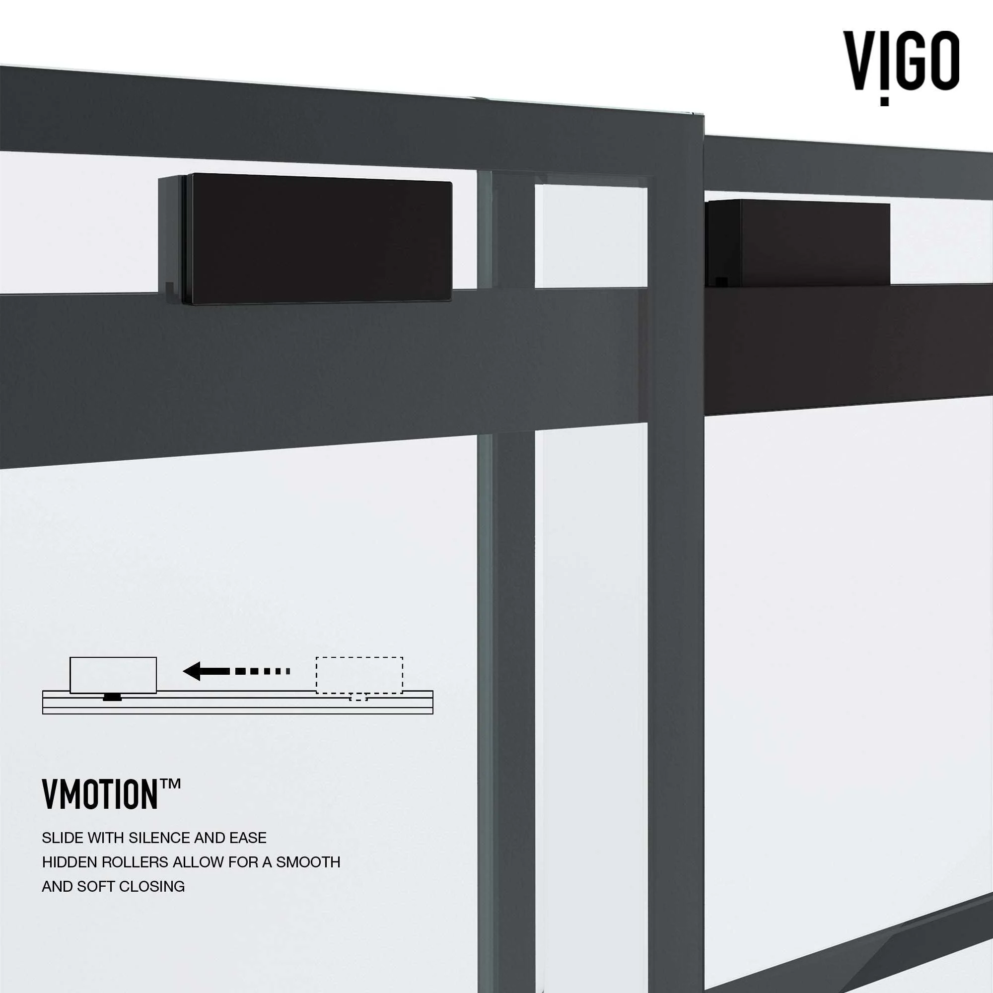 Houston Frameless Sliding Shower Door - Image 35