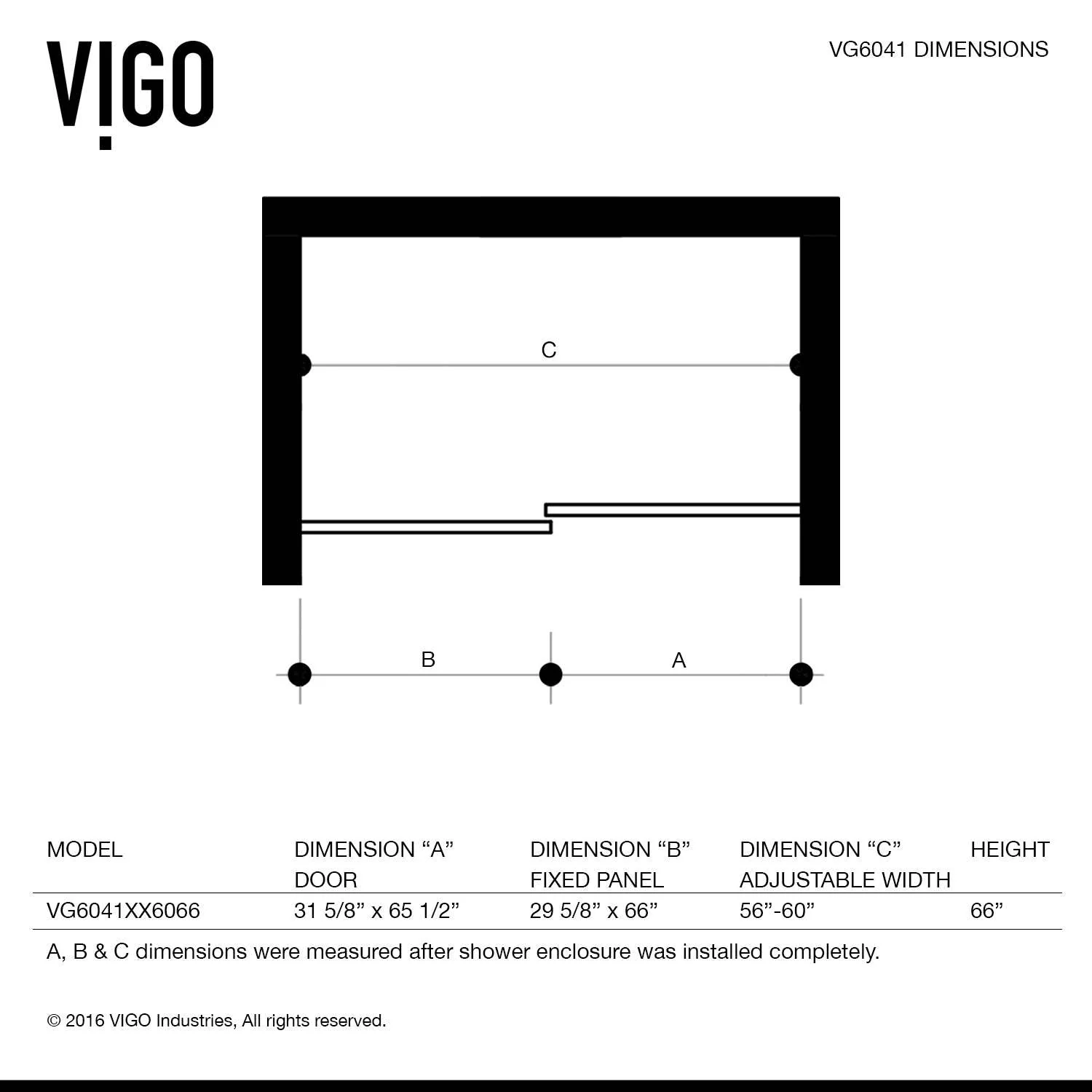 Elan Sliding Frameless Tub Door - Image 117